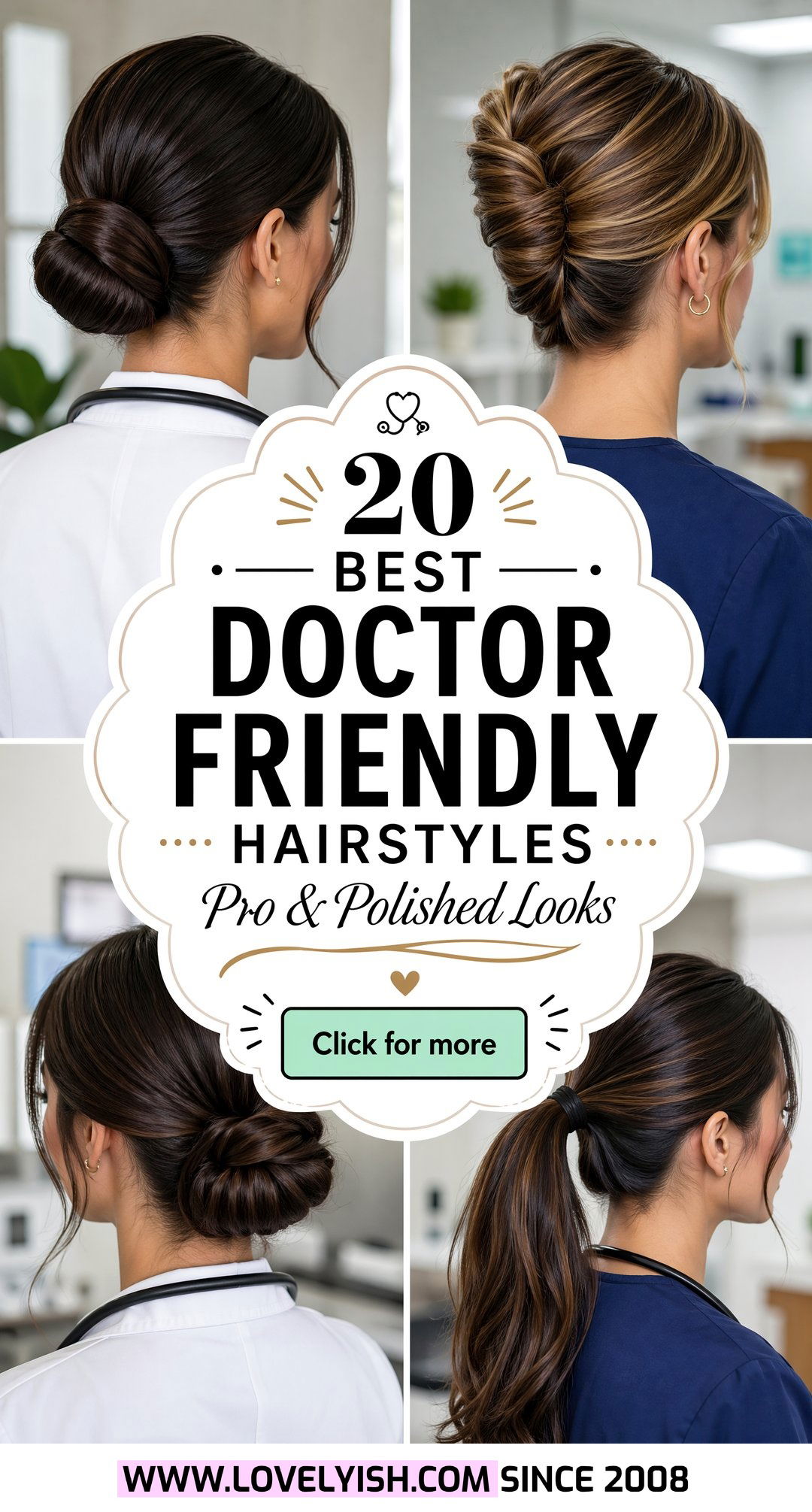 20 Best Doctor Friendly Hairstyles for a Professional Look - 20 Best Doctor Friendly Hairstyles for a Professional Look