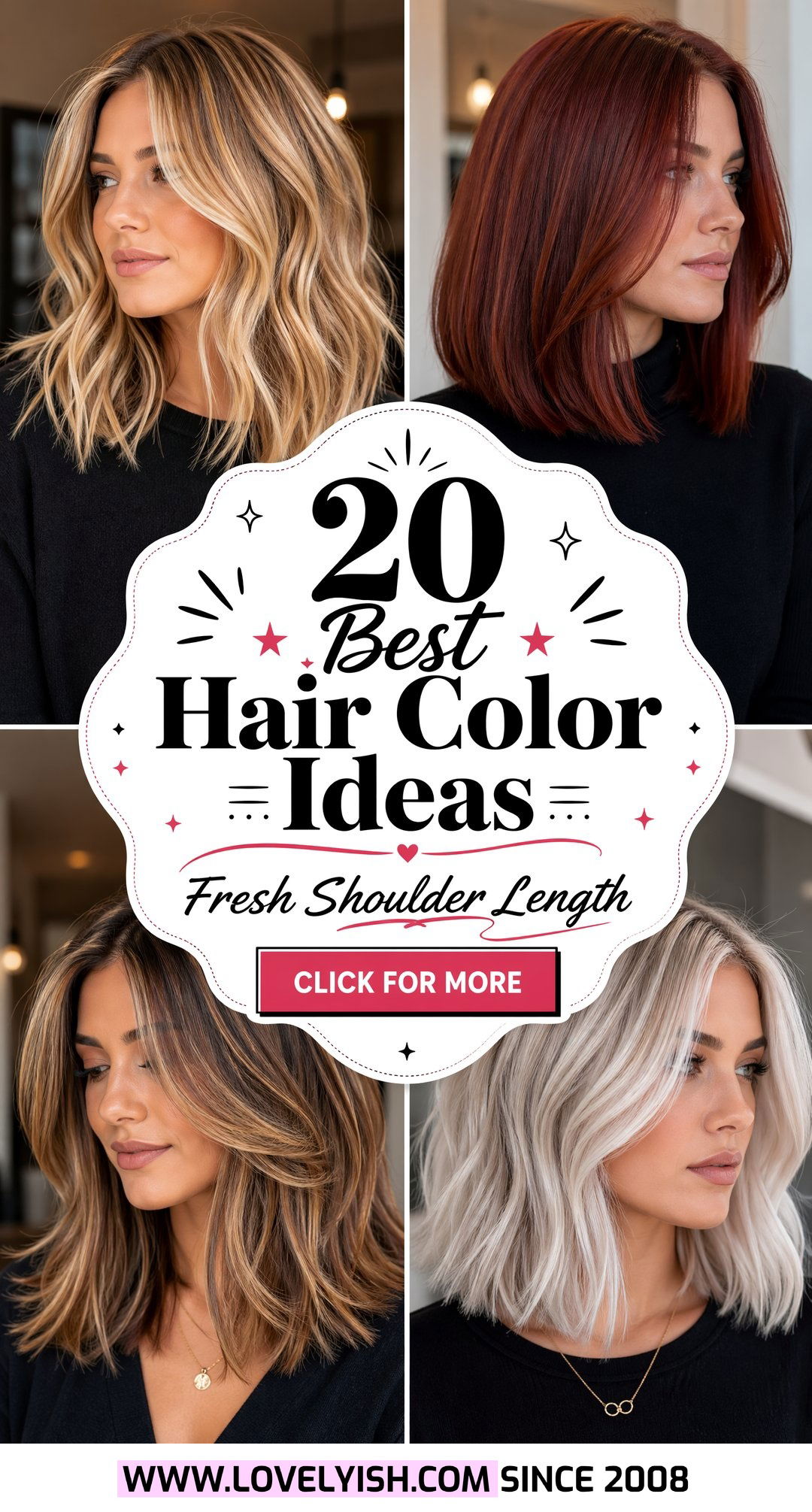 20 Best Hair Color Ideas For Shoulder Length Hair To Inspire - 20 Best Hair Color Ideas For Shoulder Length Hair To Inspire