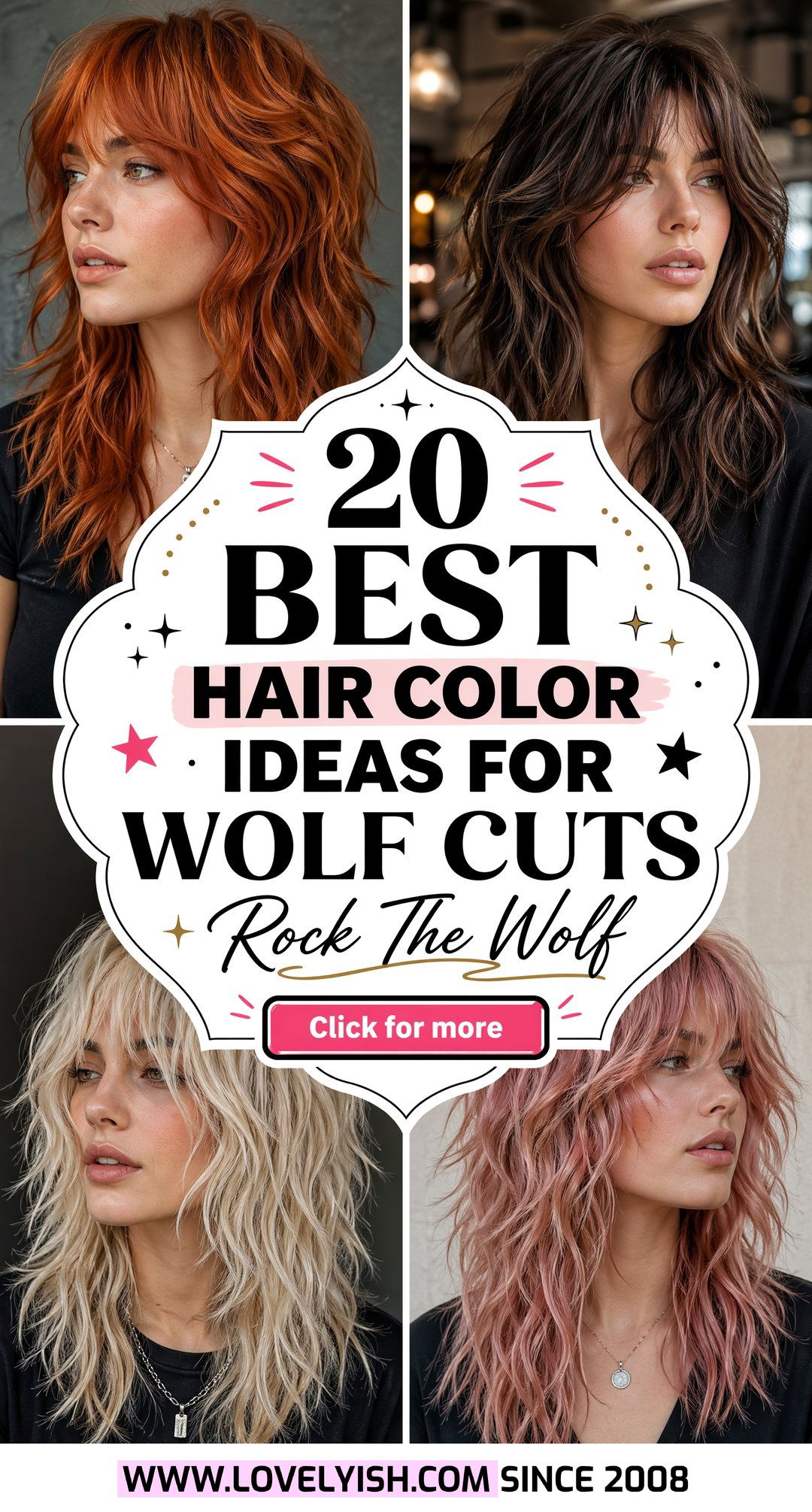 20 Best Hair Color Ideas For Wolf Cuts To Rock This Year - 20 Best Hair Color Ideas For Wolf Cuts To Rock This Year