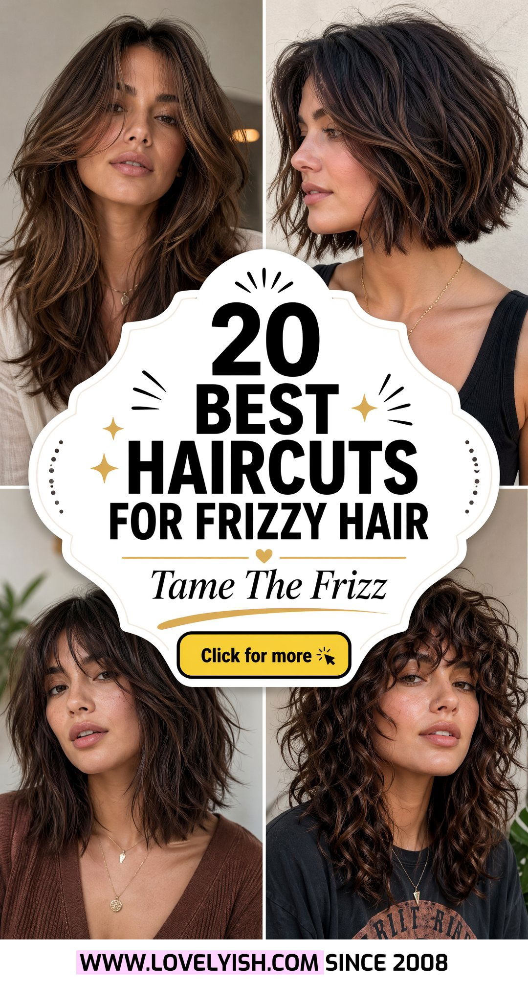 20 Best Haircut For Frizzy Hair Women To Tame Your Mane - 20 Best Haircut For Frizzy Hair Women To Tame Your Mane