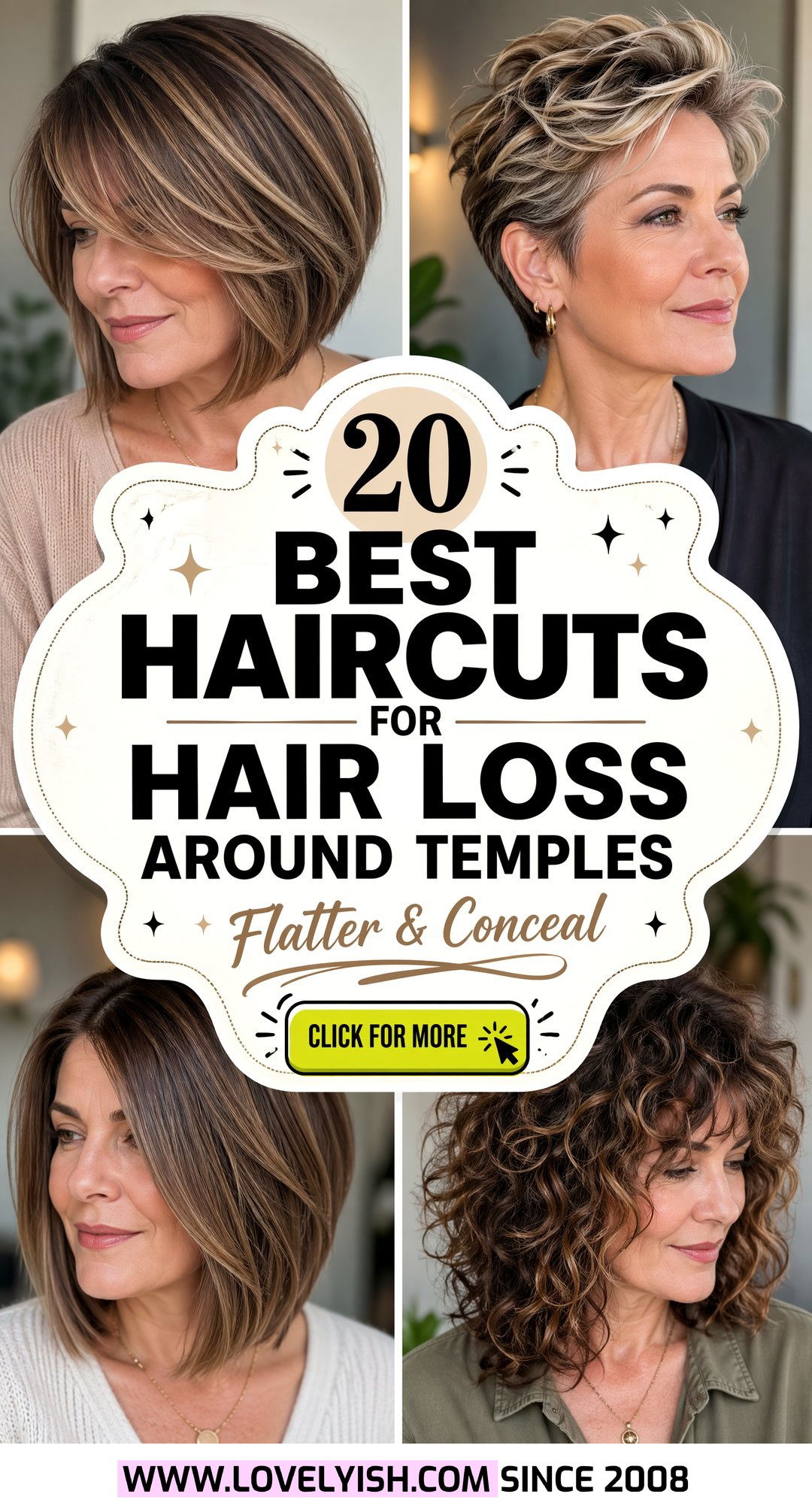 20 Best Haircut For Hair Loss Around Temples Women To Try - 20 Best Haircut For Hair Loss Around Temples Women To Try
