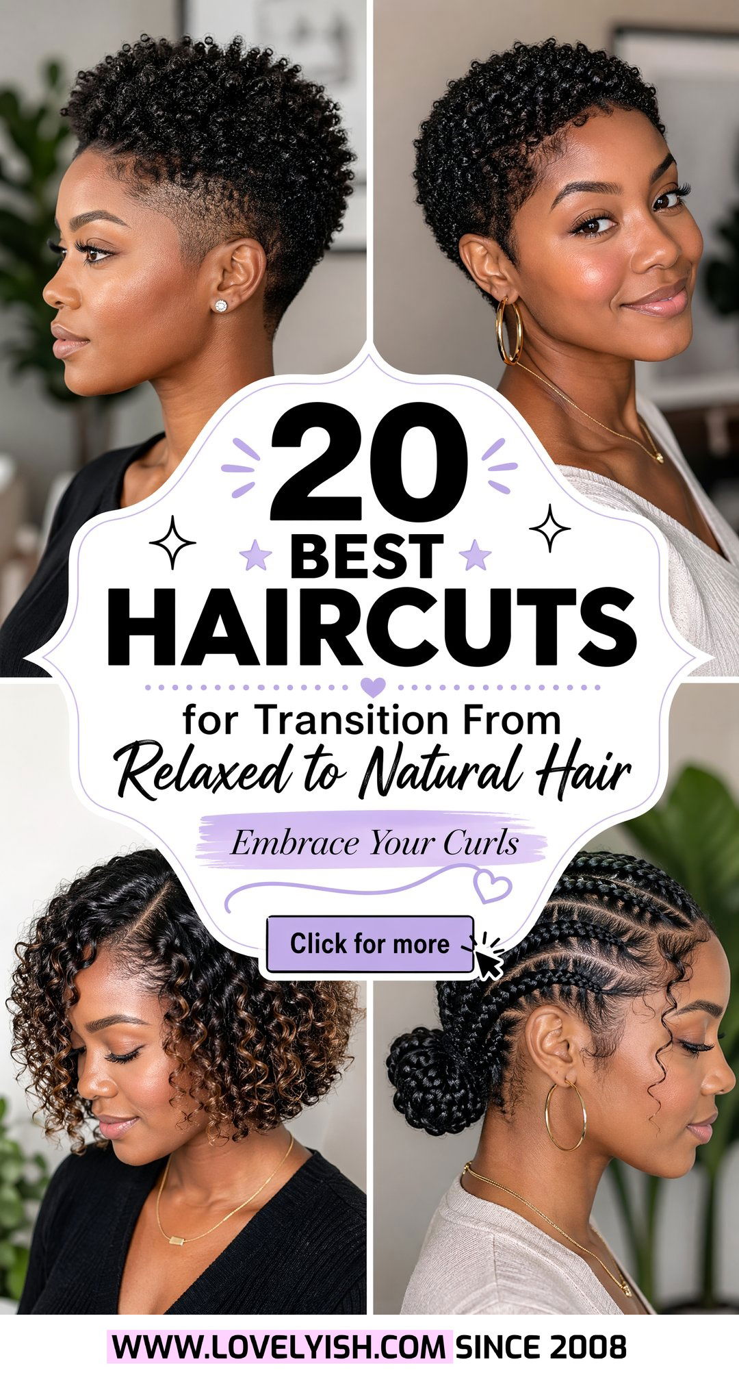 20 Best Haircut for Transition From Relaxed to Natural Hair - 20 Best Haircut for Transition From Relaxed to Natural Hair