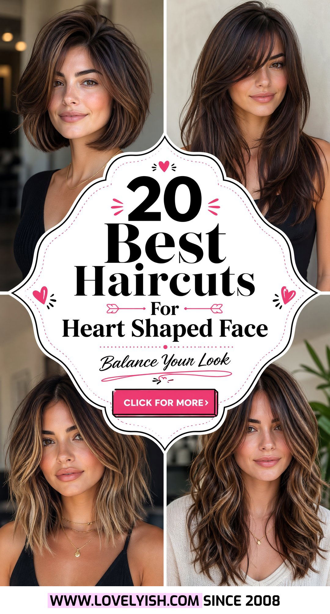 20 Best Haircuts For Heart Shaped Face To Balance Your Look - 20 Best Haircuts For Heart Shaped Face To Balance Your Look