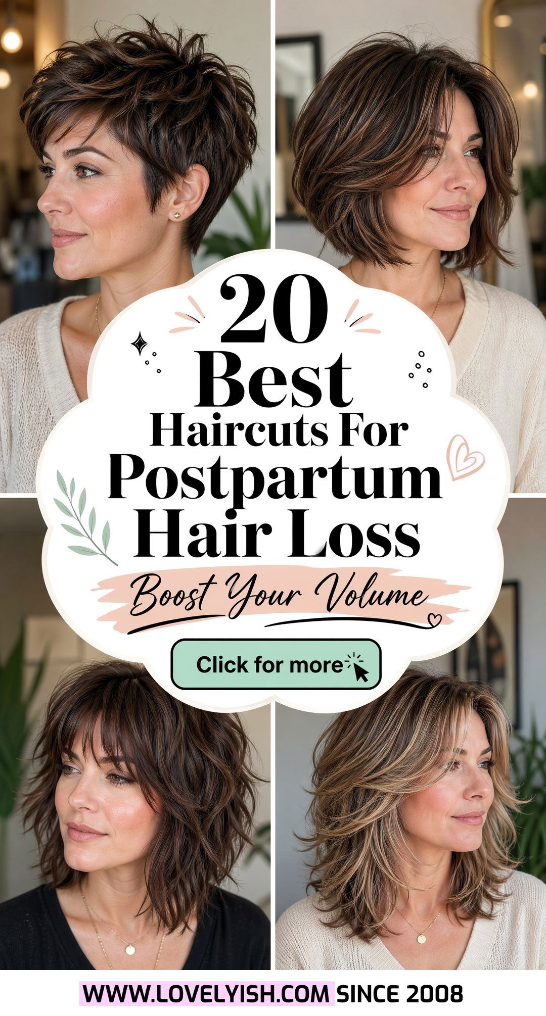 20 Best Haircuts For Postpartum Hair Loss To Boost Volume - 20 Best Haircuts For Postpartum Hair Loss To Boost Volume