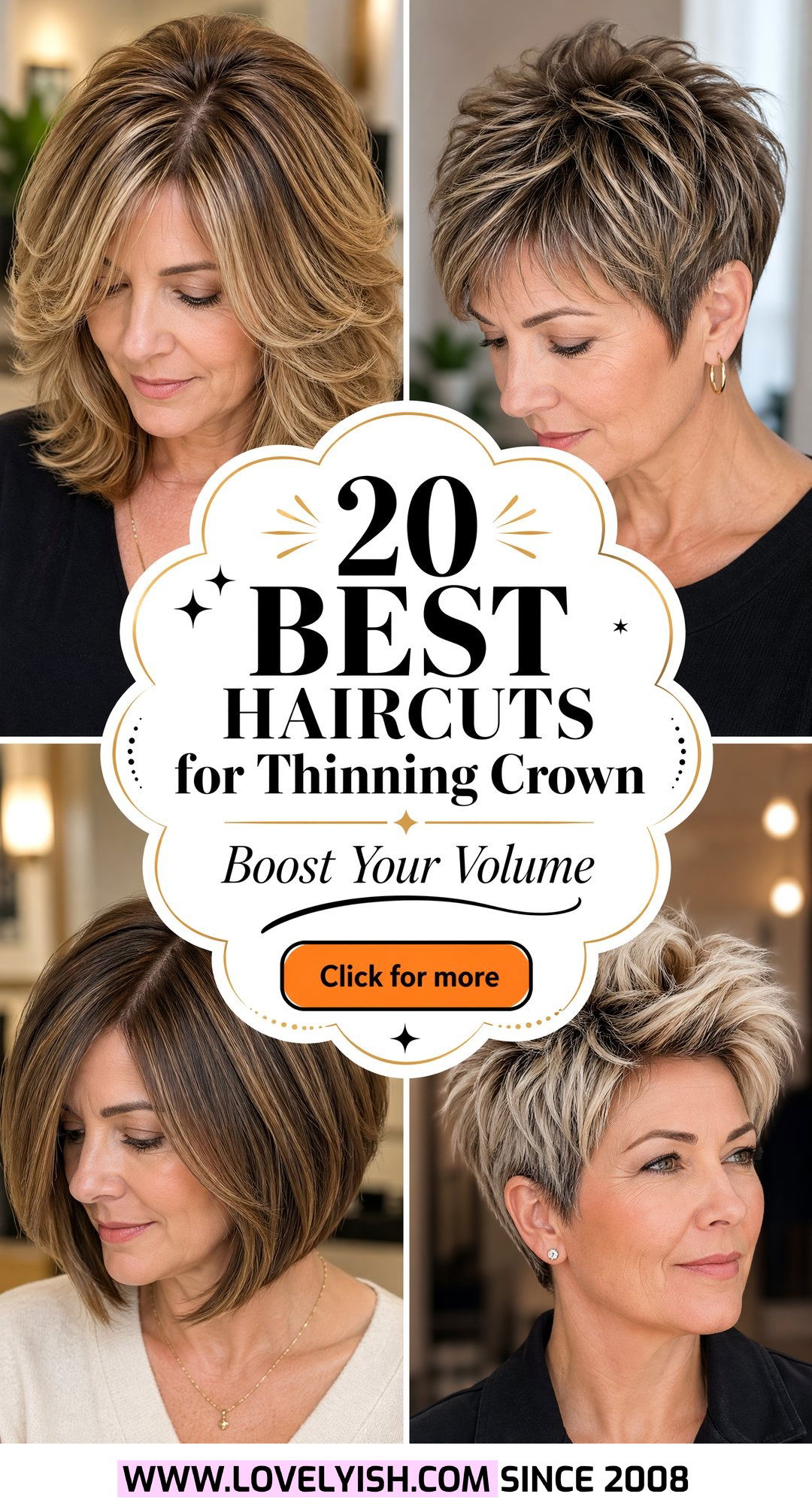 20 Best Haircuts for Thinning Crown to Boost Your Volume - 20 Best Haircuts for Thinning Crown to Boost Your Volume