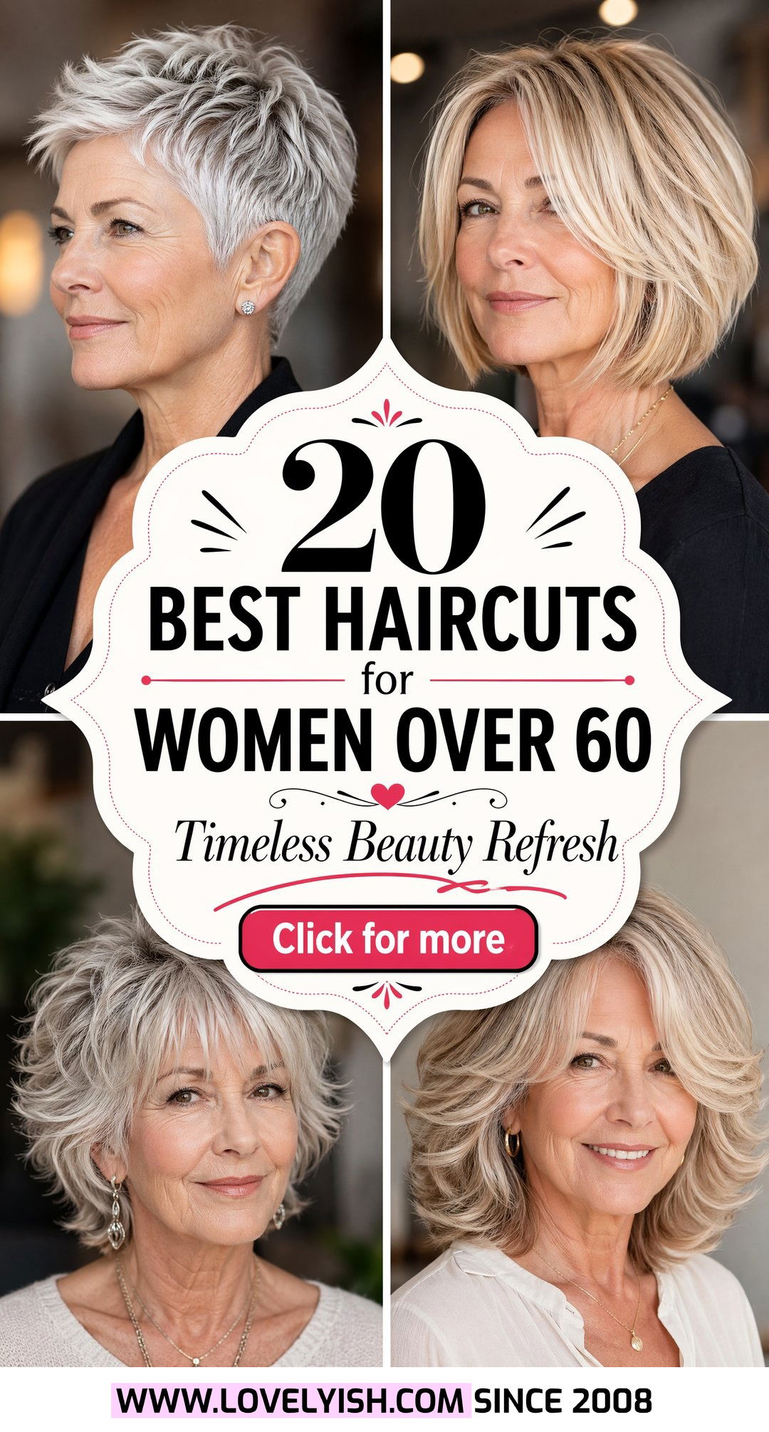 20 Best Haircuts for Women Over 60 to Refresh Your Look - 20 Best Haircuts for Women Over 60 to Refresh Your Look