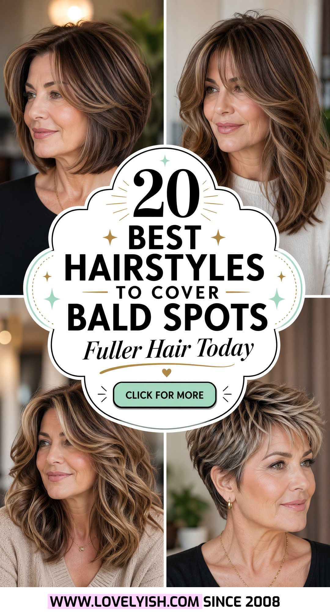 20 Best Hairstyles to Cover Bald Spots for a Fuller Look - 20 Best Hairstyles to Cover Bald Spots for a Fuller Look