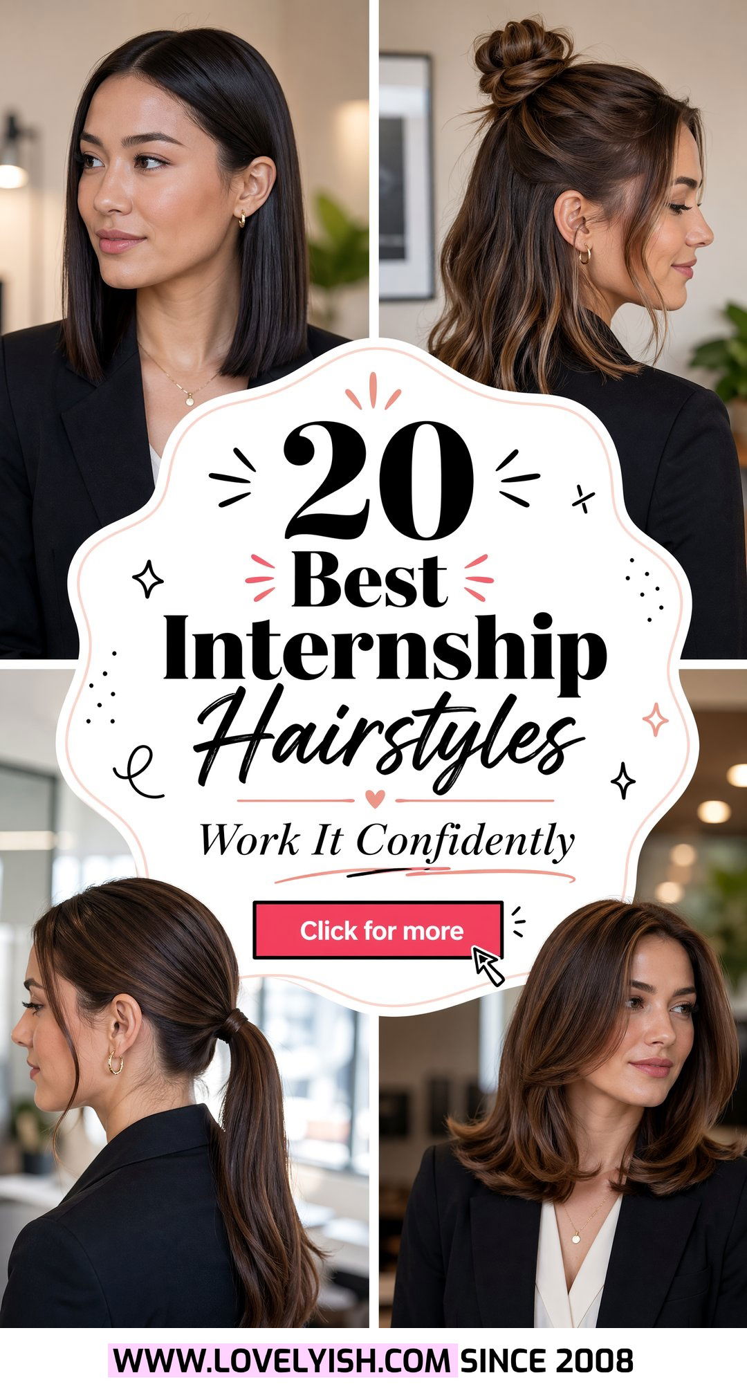 20 Best Internship Hairstyles for Women to Look Professional - 20 Best Internship Hairstyles for Women to Look Professional