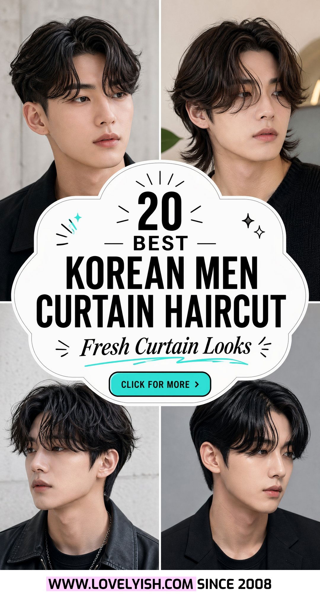 20 Best Korean Men Curtain Haircut Styles For A Fresh Look - 20 Best Korean Men Curtain Haircut Styles For A Fresh Look