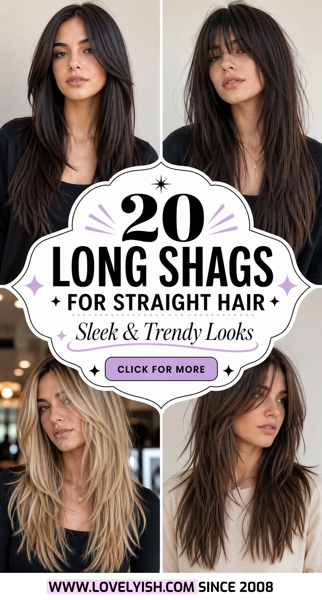 20 Best Long Shag for Straight Hair Women to Try This Year - 20 Best Long Shag for Straight Hair Women to Try This Year
