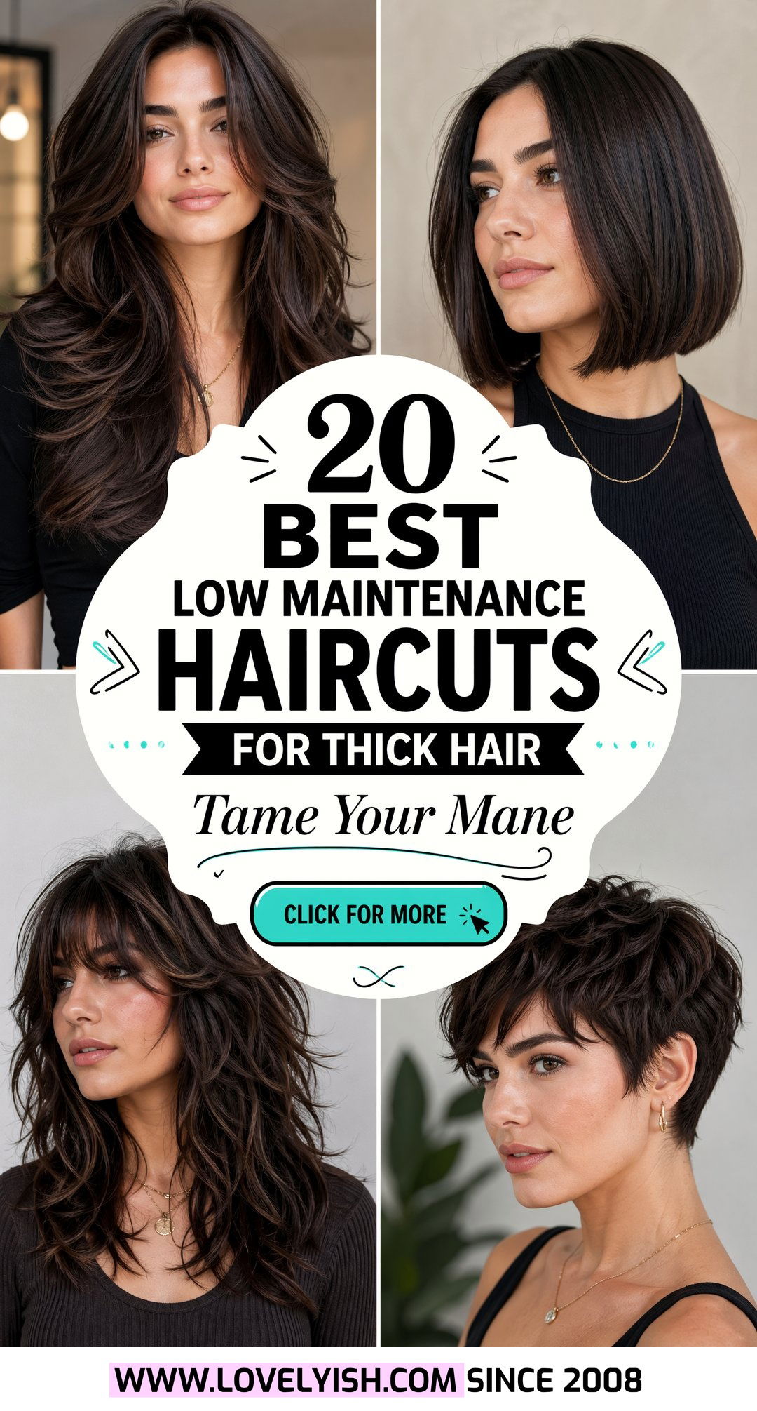 20 Best Low Maintenance Haircuts for Thick Hair to Try Now - 20 Best Low Maintenance Haircuts for Thick Hair to Try Now