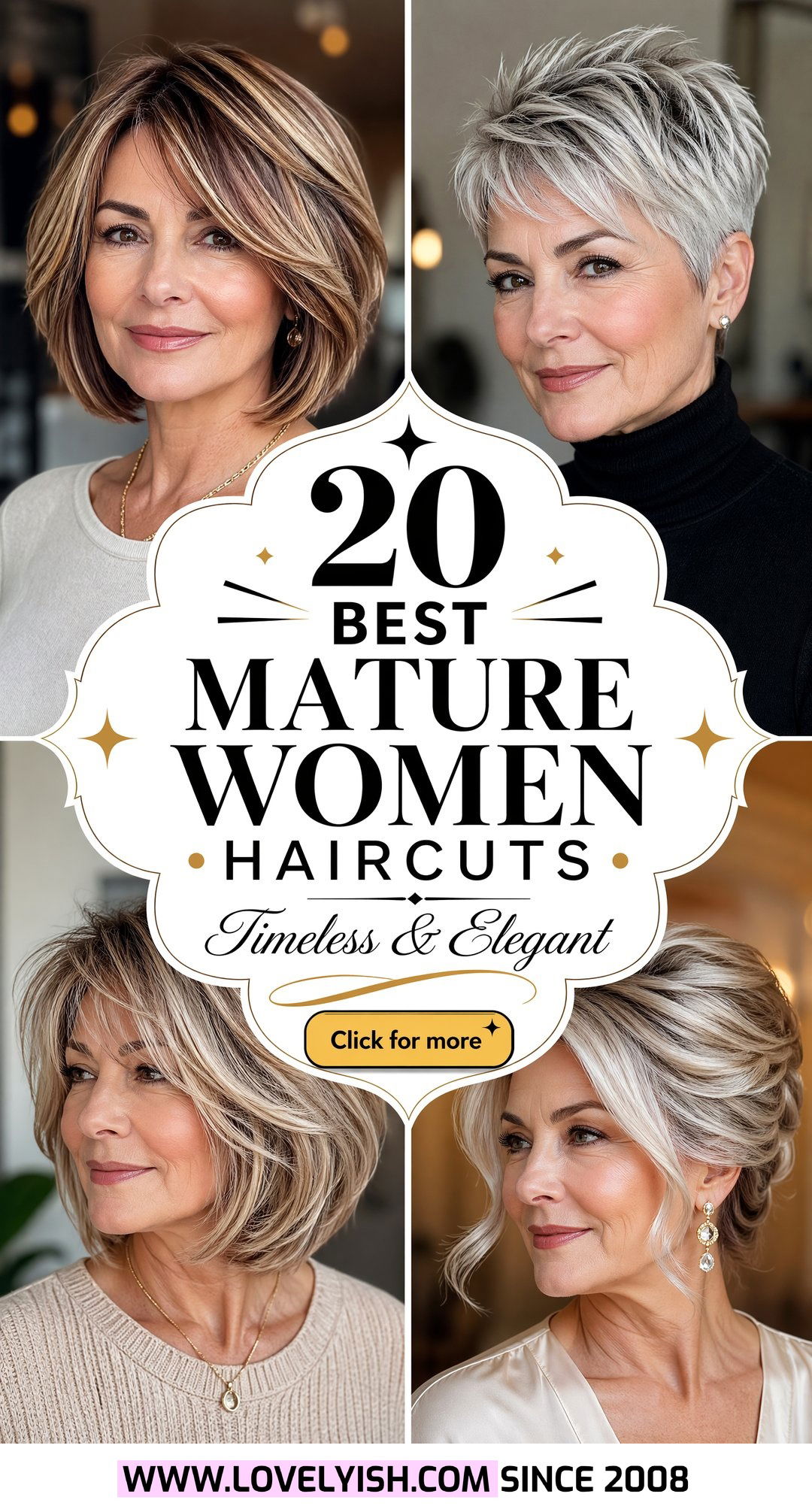 20 Best Mature Women Haircut Ideas for Timeless Elegance - 20 Best Mature Women Haircut Ideas for Timeless Elegance
