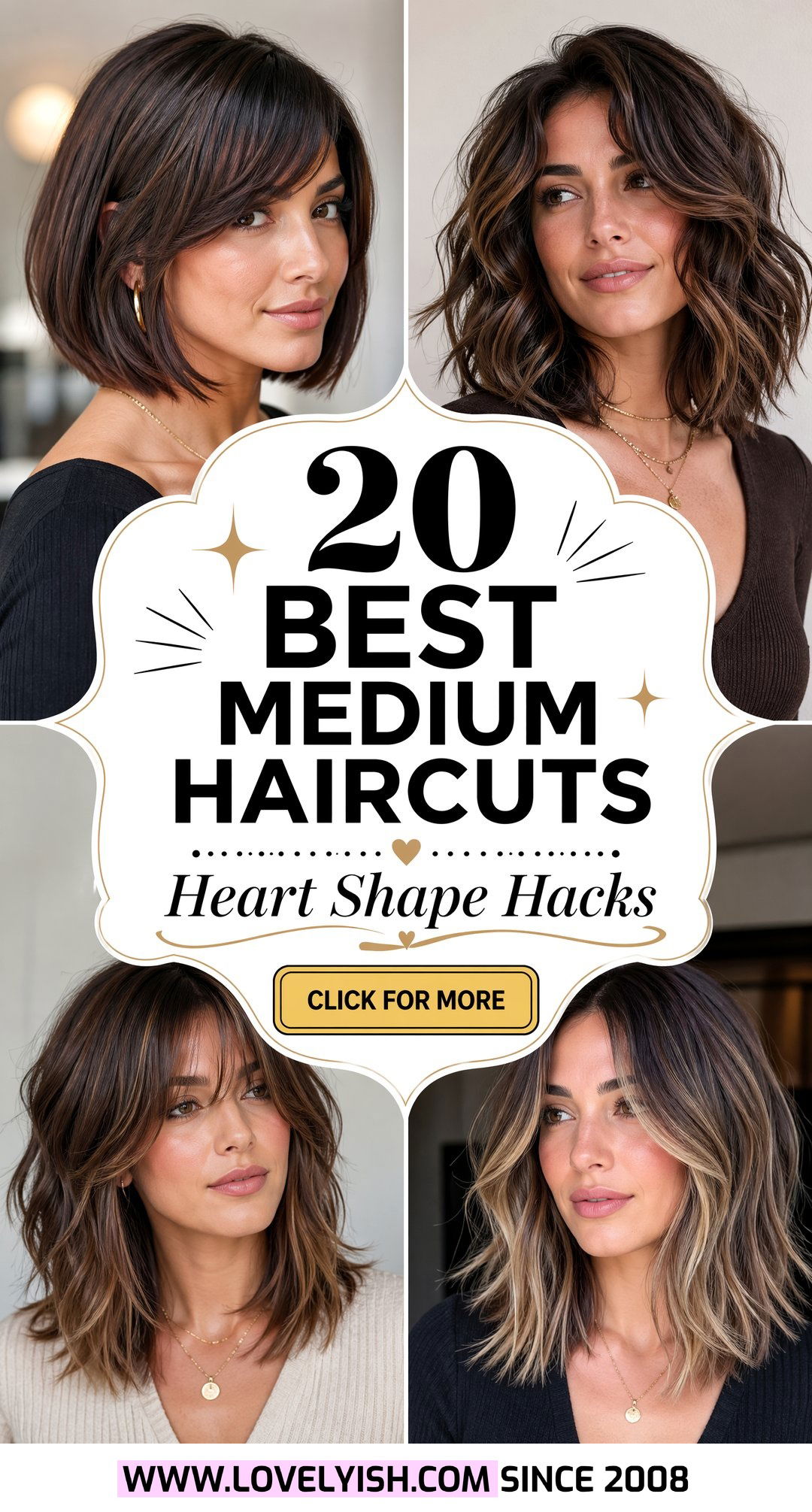 20 Best Medium Haircut Ideas For Heart Shaped Face Women - 20 Best Medium Haircut Ideas For Heart Shaped Face Women