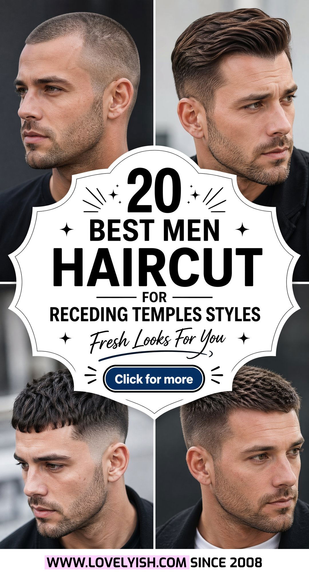 20 Best Men Haircut For Receding Temples Styles To Try Now - 20 Best Men Haircut For Receding Temples Styles To Try Now