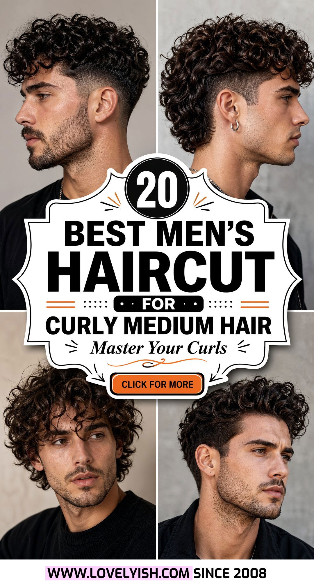 20 Best Mens Haircut for Curly Medium Hair Looks to Try - 20 Best Men’s Haircut for Curly Medium Hair Looks to Try