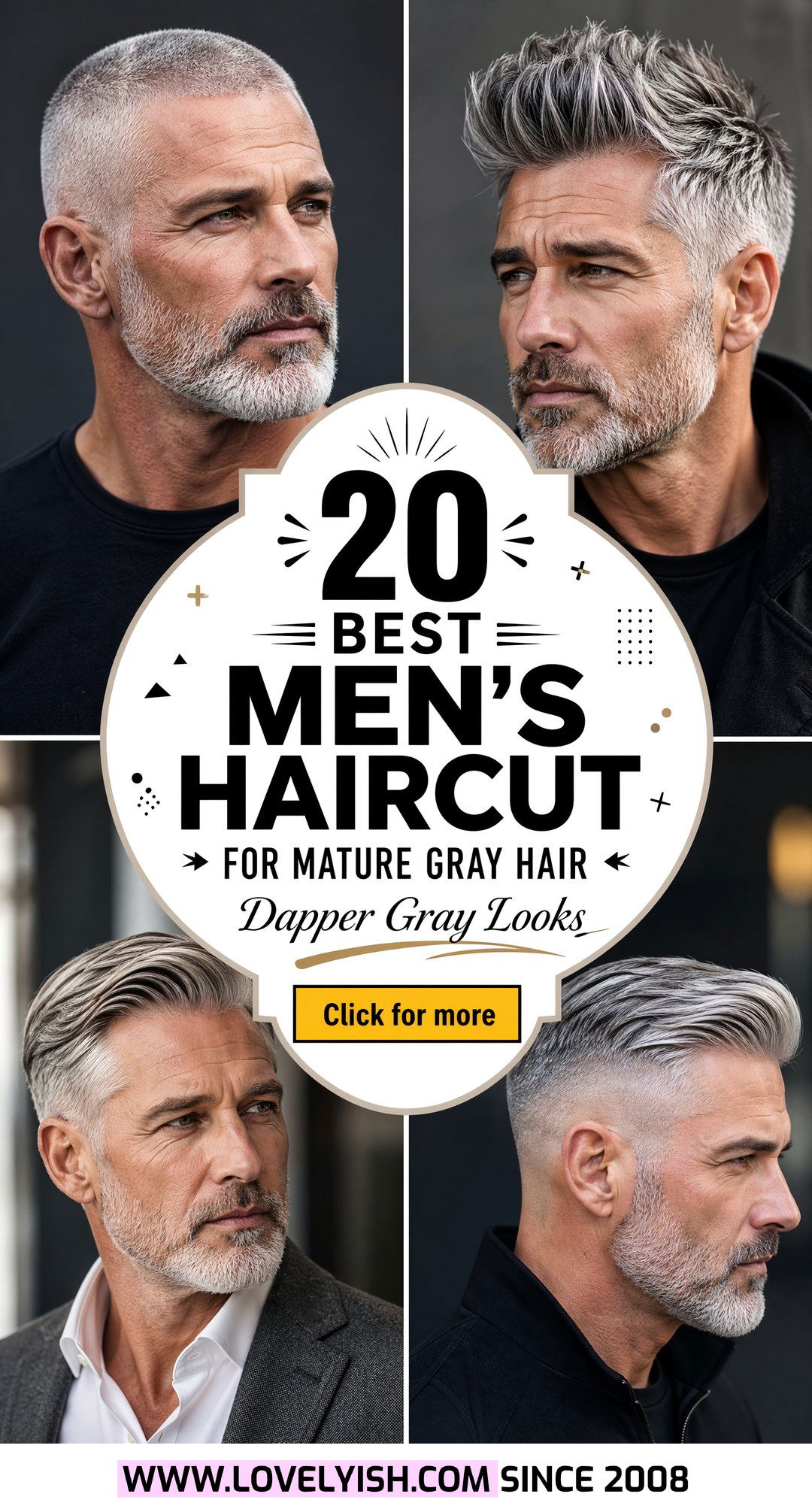 20 Best Mens Haircut for Mature Gray Hair Looks to Try Now - 20 Best Men’s Haircut for Mature Gray Hair Looks to Try Now