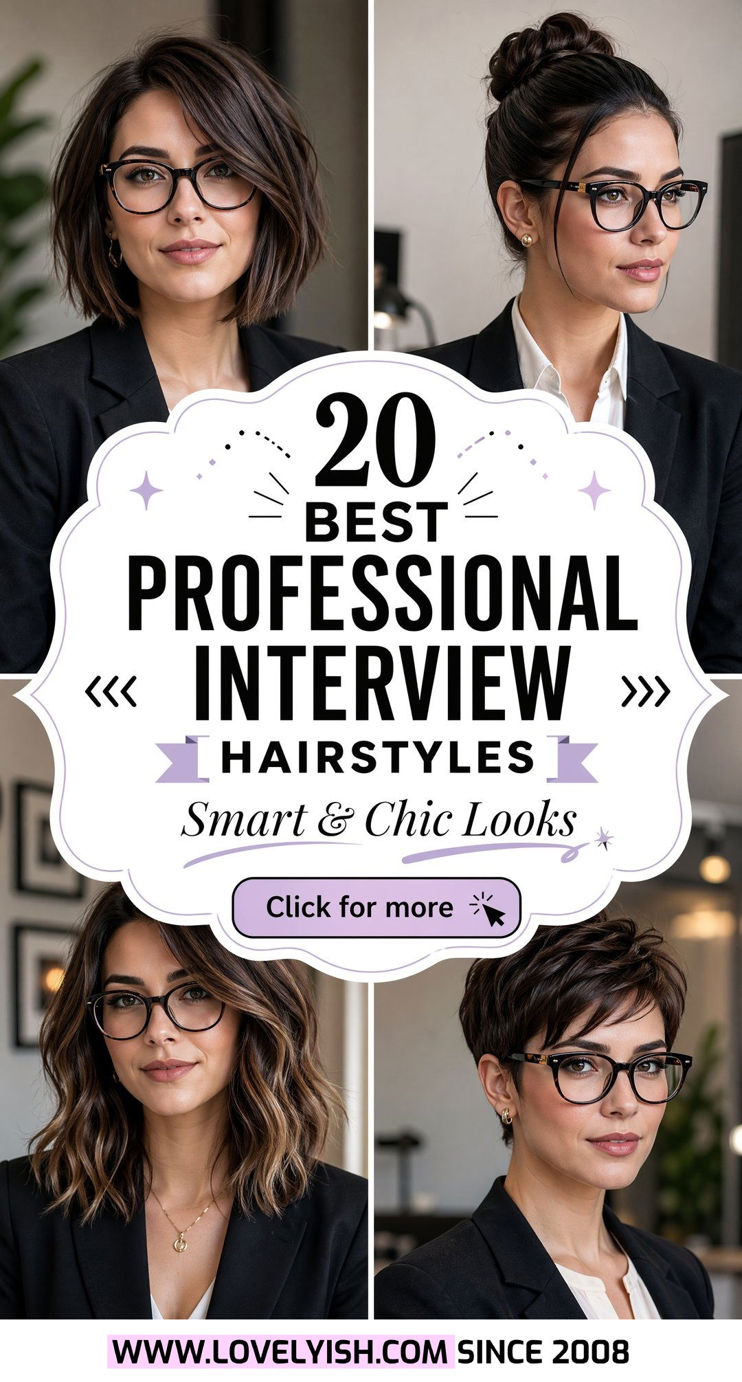20 Best Professional Interview Hairstyle With Glasses Ideas - 20 Best Professional Interview Hairstyle With Glasses Ideas