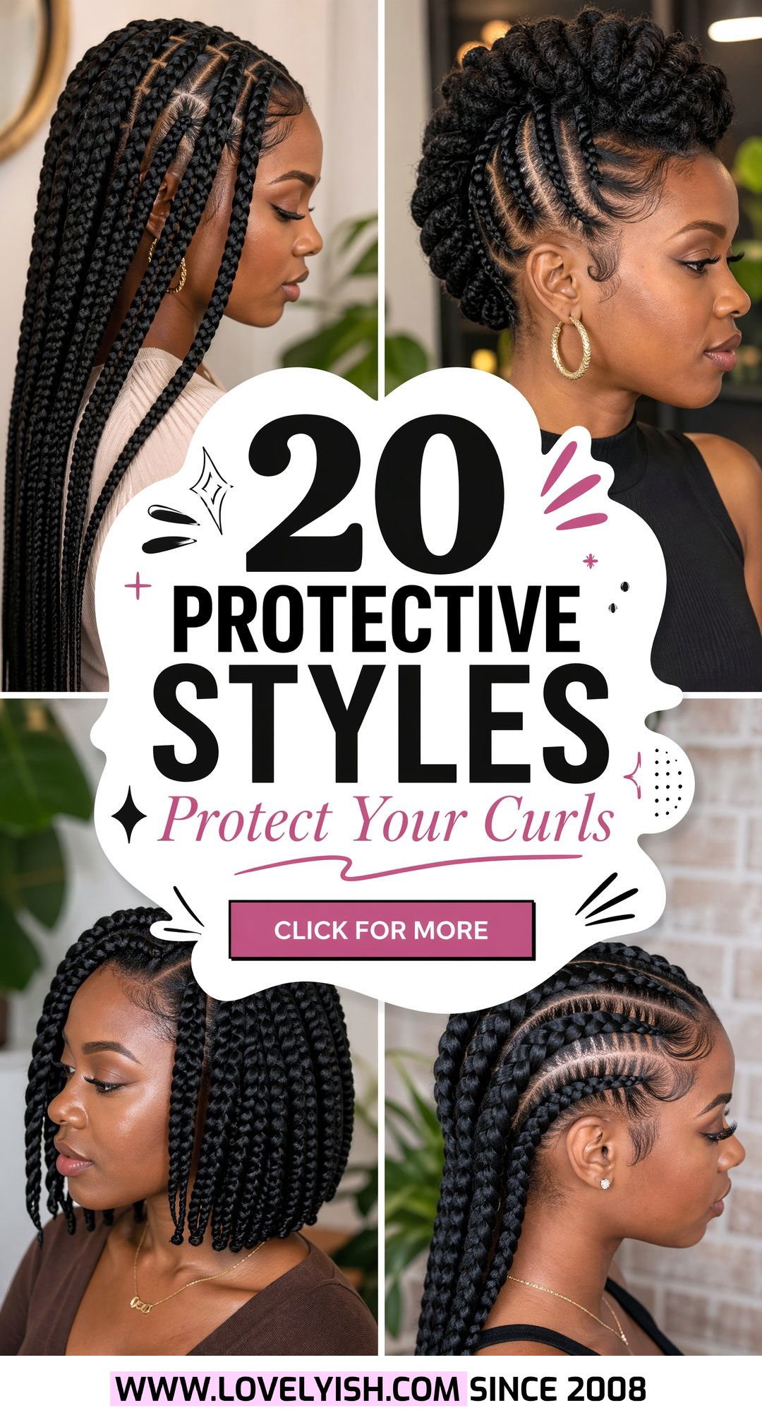 20 Best Protective Styles for Shoulder Length Natural Hair - 20 Best Protective Styles for Shoulder Length Natural Hair
