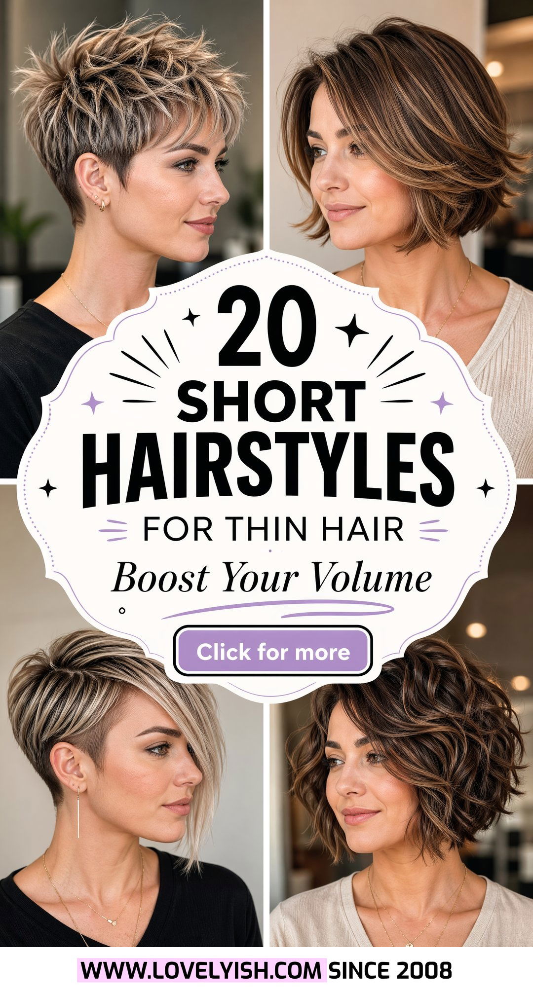20 Best Short Hairstyles for Thin Hair to Boost Volume Now - 20 Best Short Hairstyles for Thin Hair to Boost Volume Now