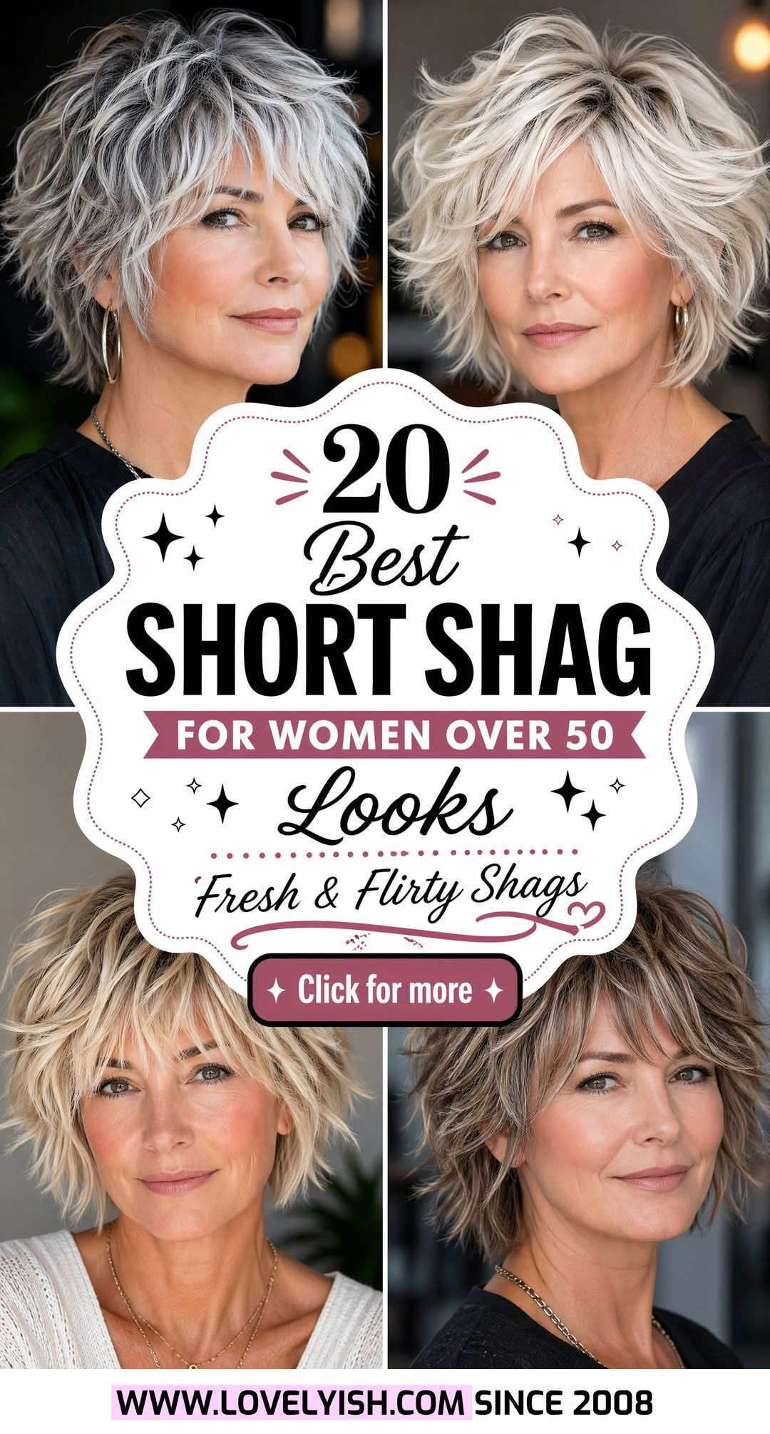 20 Best Short Shag for Women Over 50 with Fine Hair Looks - 20 Best Short Shag for Women Over 50 with Fine Hair Looks