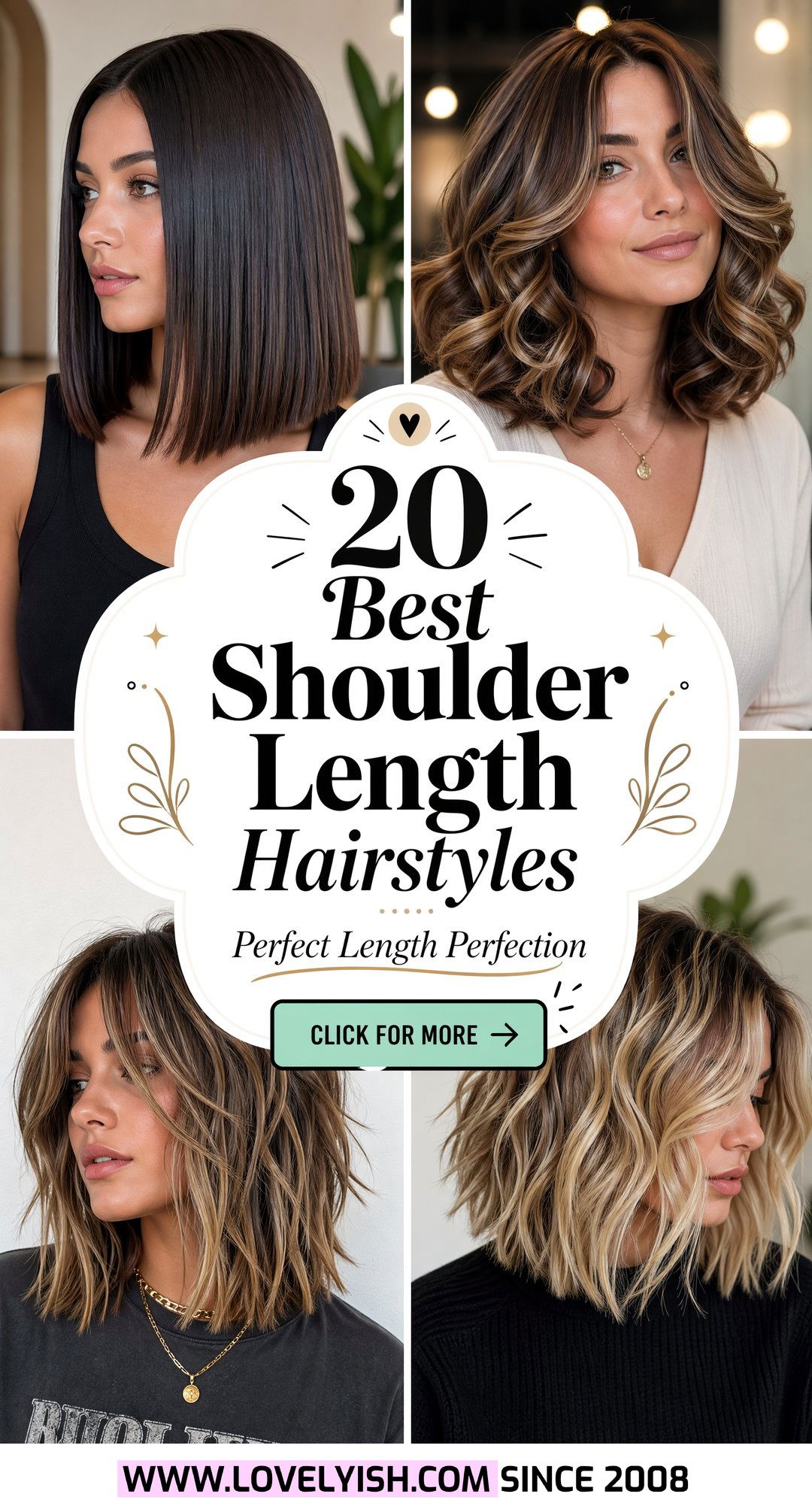 20 Best Shoulder Length Hairstyle Ideas for Women to Try Now - 20 Best Shoulder Length Hairstyle Ideas for Women to Try Now