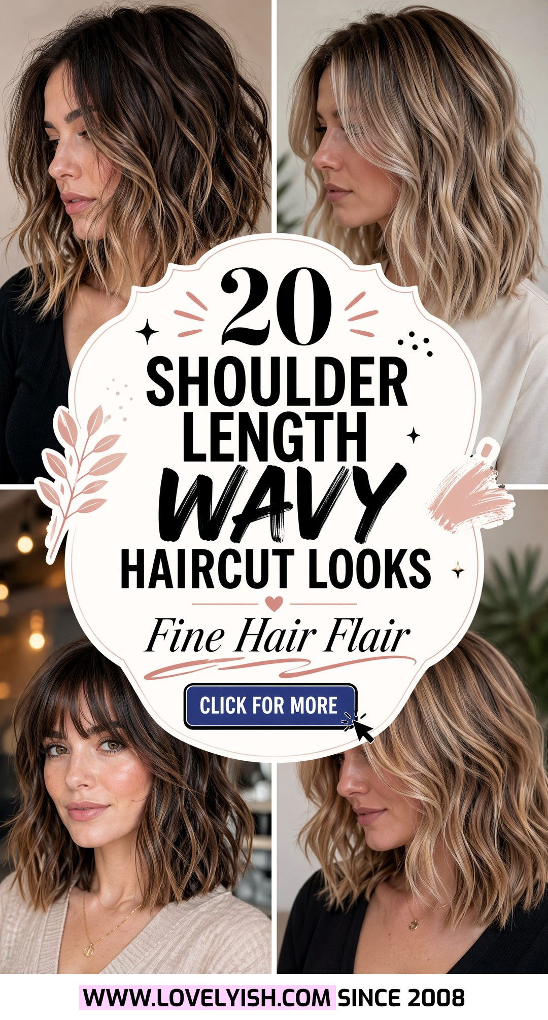 20 Best Shoulder Length Wavy Haircut for Fine Hair Looks - 20 Best Shoulder Length Wavy Haircut for Fine Hair Looks