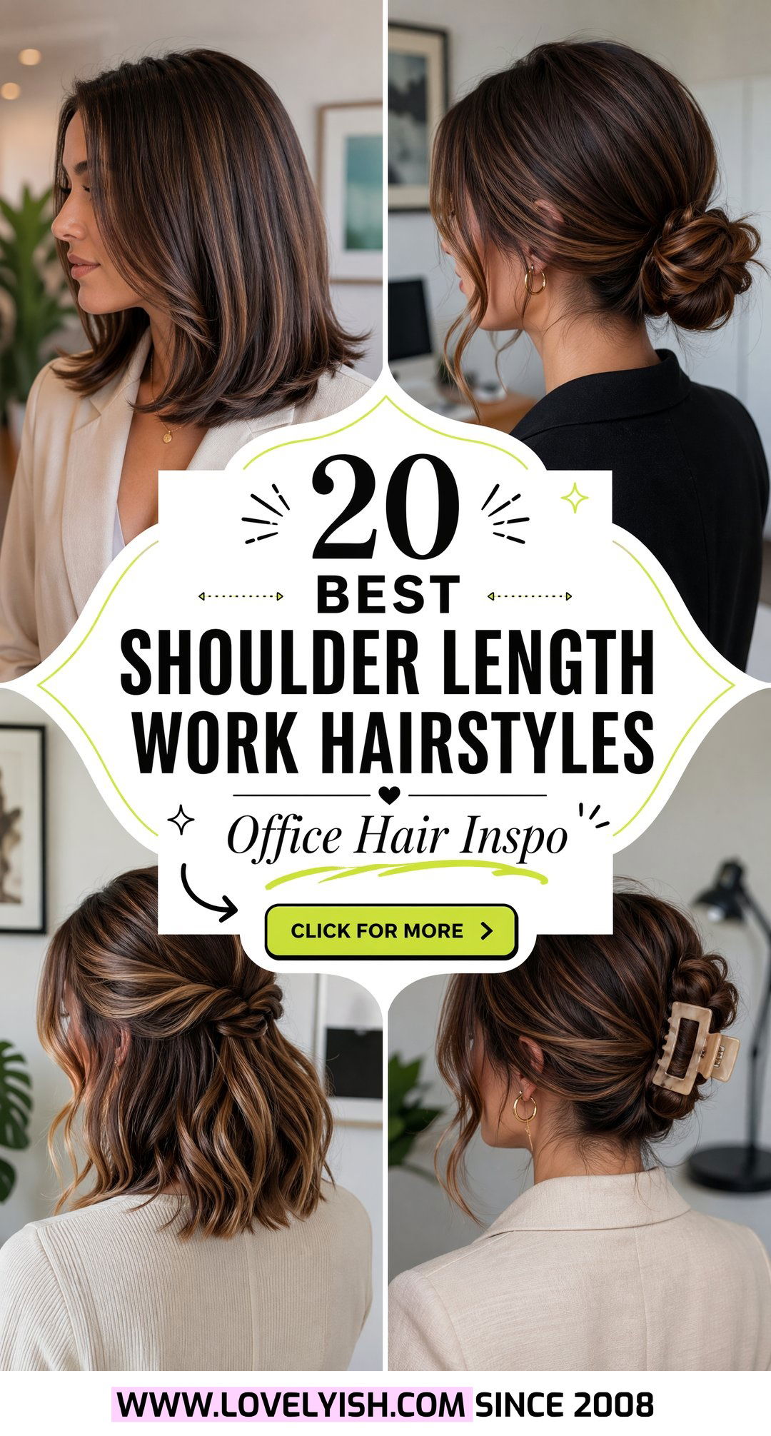 20 Best Shoulder Length Work Hairstyles to Try Right Now - 20 Best Shoulder Length Work Hairstyles to Try Right Now