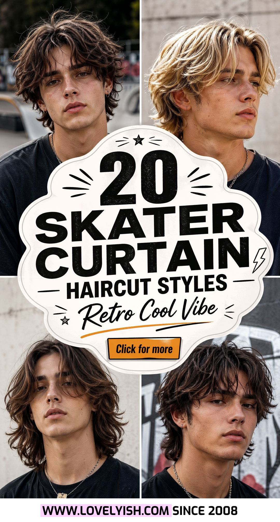 20 Best Skater Curtain Haircut Men Styles to Try Right Now - 20 Best Skater Curtain Haircut Men Styles to Try Right Now