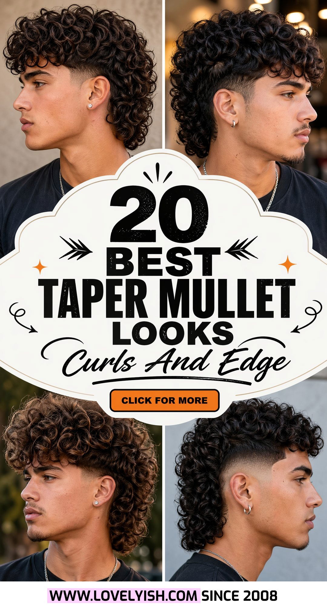 20 Best Taper Mullet for Curly Hair Men Looks to Try Now - 20 Best Taper Mullet for Curly Hair Men Looks to Try Now