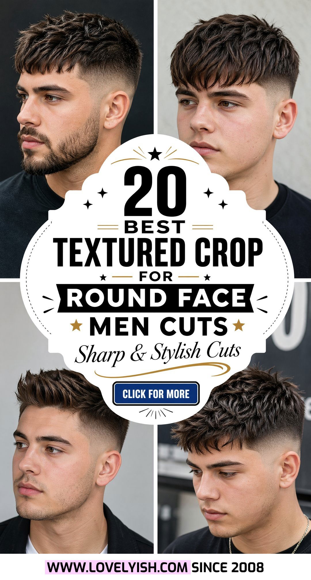 20 Best Textured Crop for Round Face Men Cuts to Try Now - 20 Best Textured Crop for Round Face Men Cuts to Try Now