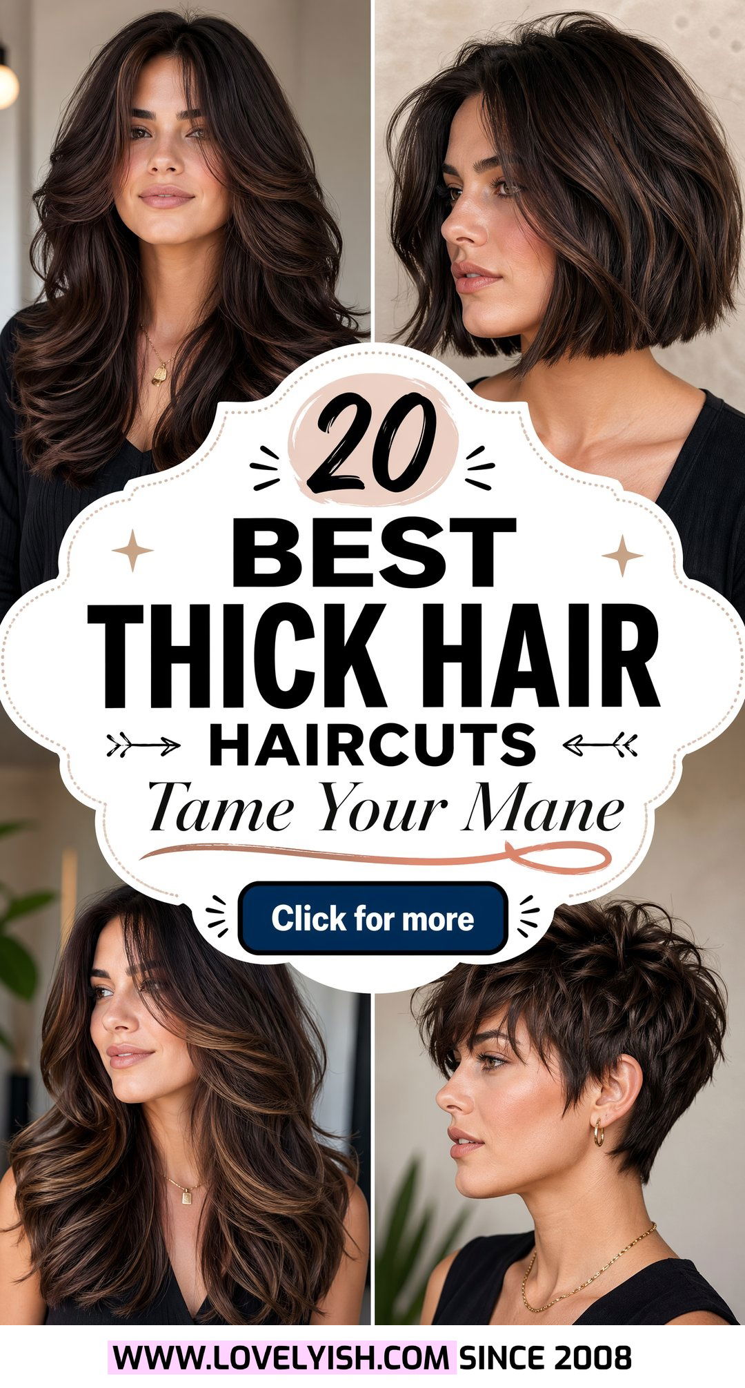 20 Best Thick Hair Haircut Ideas for a Manageable Style - 20 Best Thick Hair Haircut Ideas for a Manageable Style