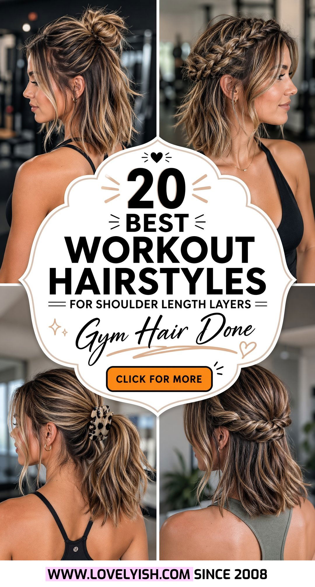 20 Best Workout Hairstyle for Shoulder Length Layers Ideas - 20 Best Workout Hairstyle for Shoulder Length Layers Ideas