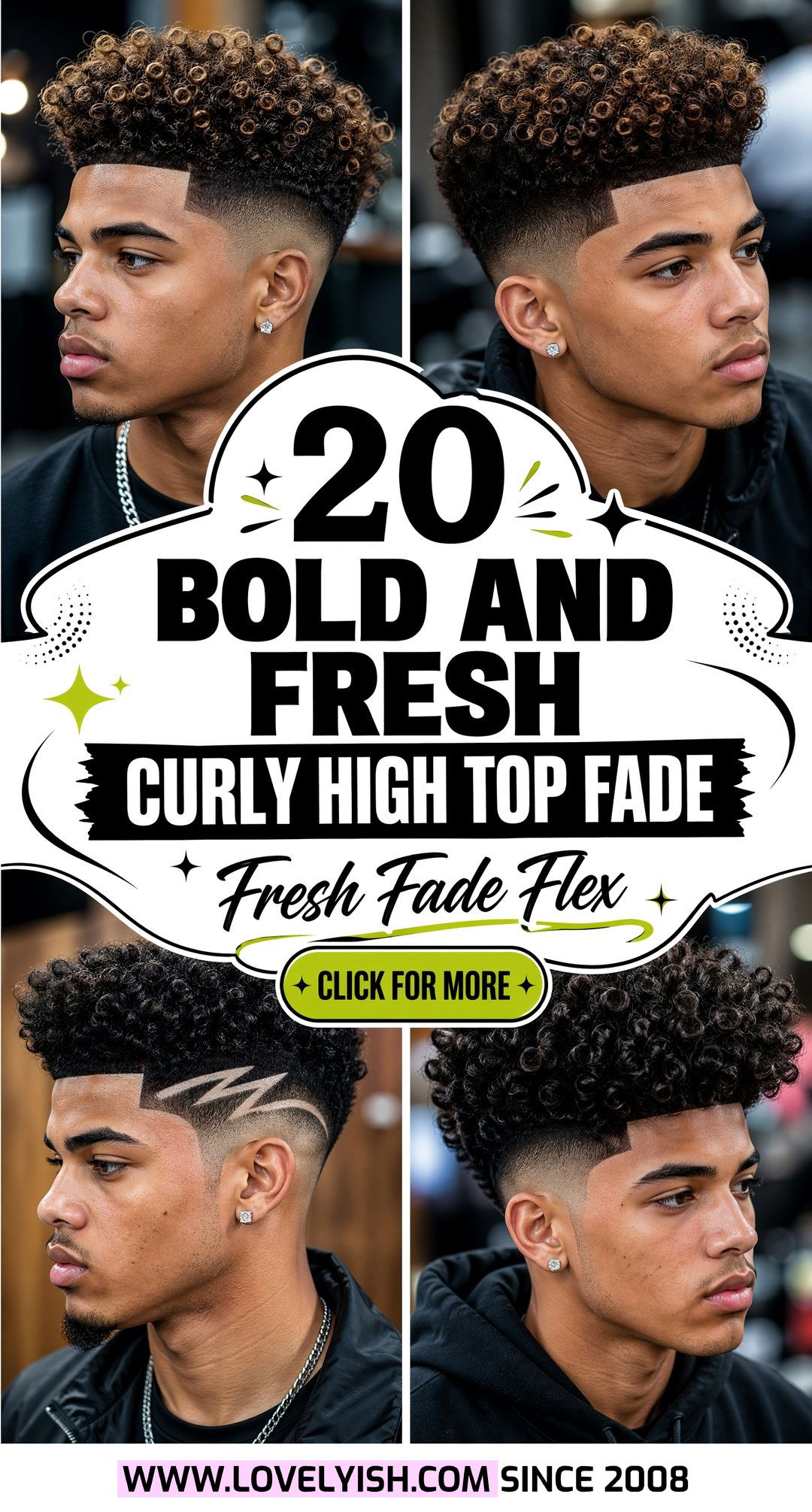 20 Bold And Fresh Curly High Top Fade Haircut Styles To Try - 20 Bold And Fresh Curly High Top Fade Haircut Styles To Try