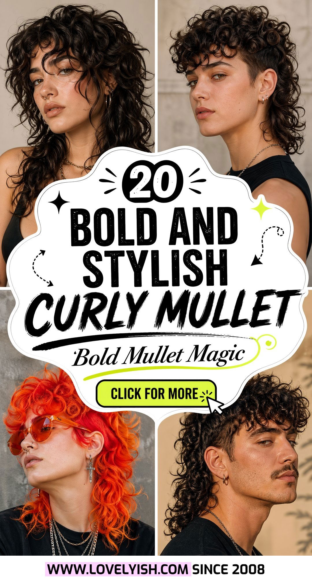 20 Bold And Stylish Curly Mullet For Women To Rock Today - 20 Bold And Stylish Curly Mullet For Women To Rock Today