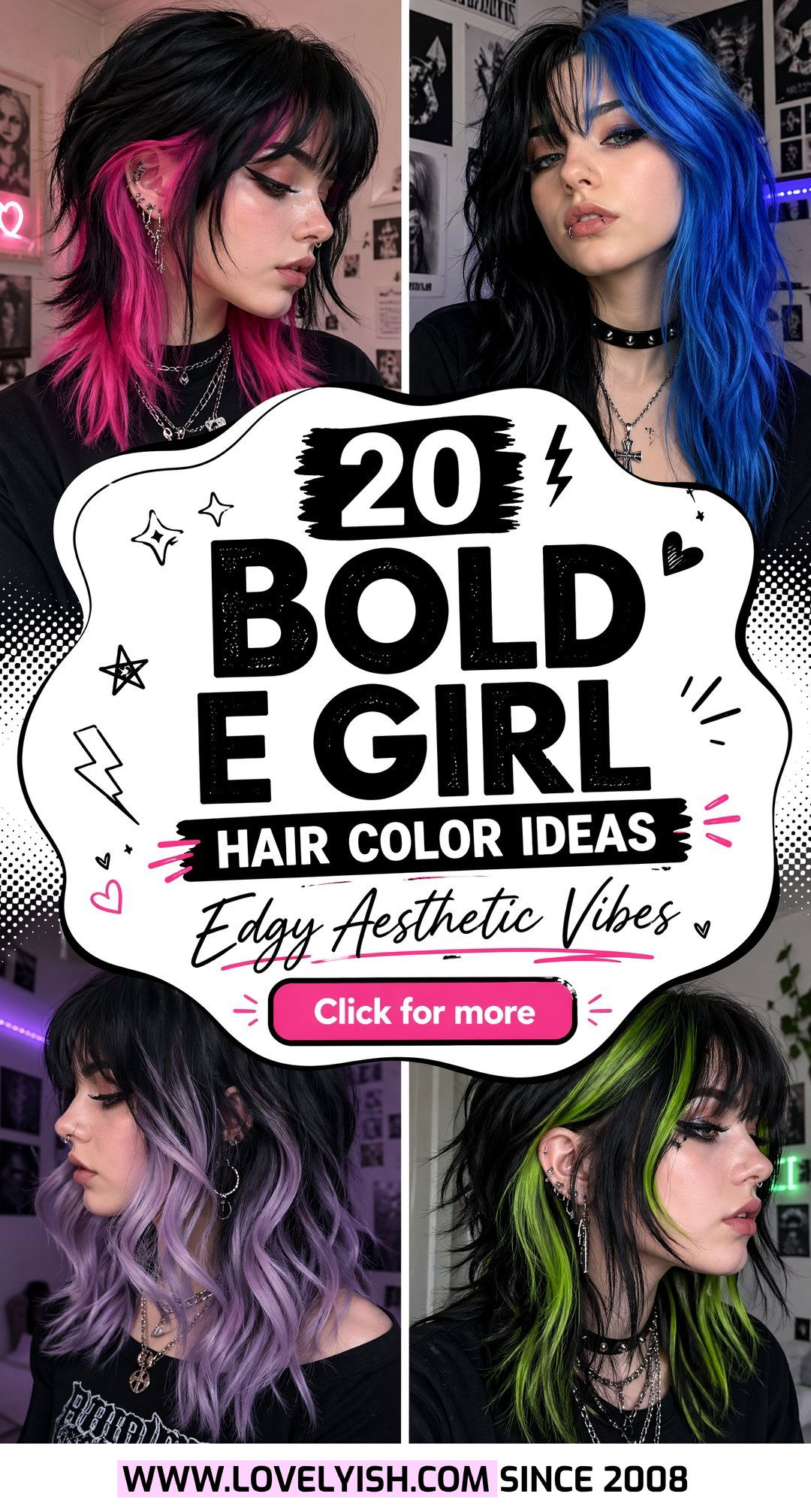 20 Bold E Girl Hair Color Ideas for an Edgy Aesthetic Vibe - 20 Bold E Girl Hair Color Ideas for an Edgy Aesthetic Vibe