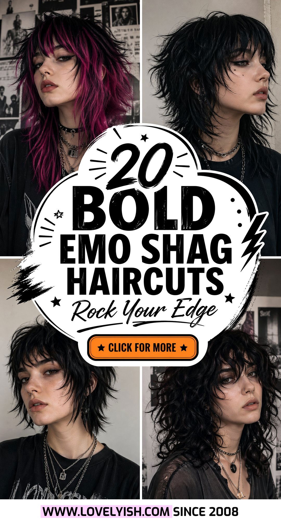 20 Bold Emo Shag Haircut Ideas for Women to Rock Right Now - 20 Bold Emo Shag Haircut Ideas for Women to Rock Right Now
