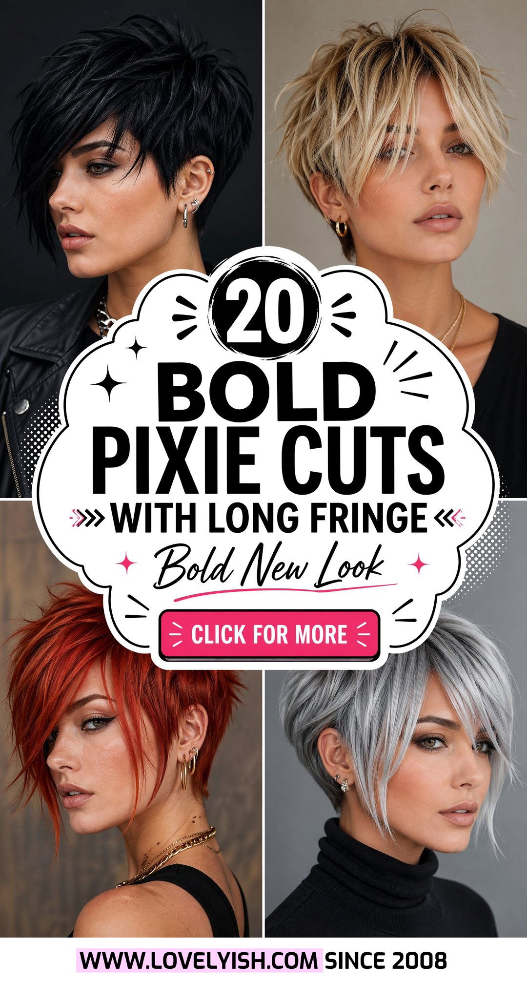 20 Bold Pixie Cut With Long Fringe Ideas for a New Look - 20 Bold Pixie Cut With Long Fringe Ideas for a New Look