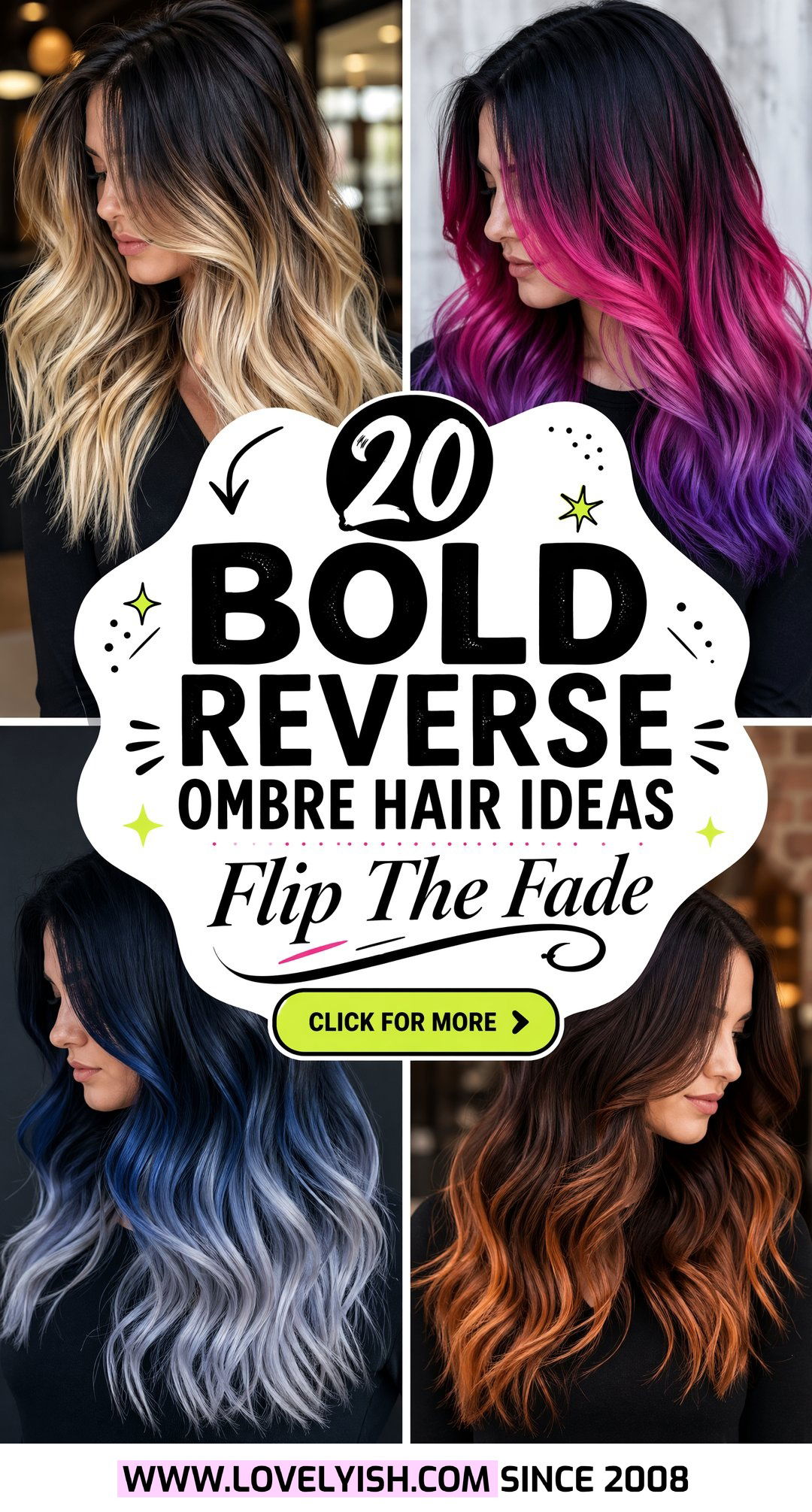 20 Bold Reverse Ombre Hair Ideas for a Stunning New Look - 20 Bold Reverse Ombre Hair Ideas for a Stunning New Look
