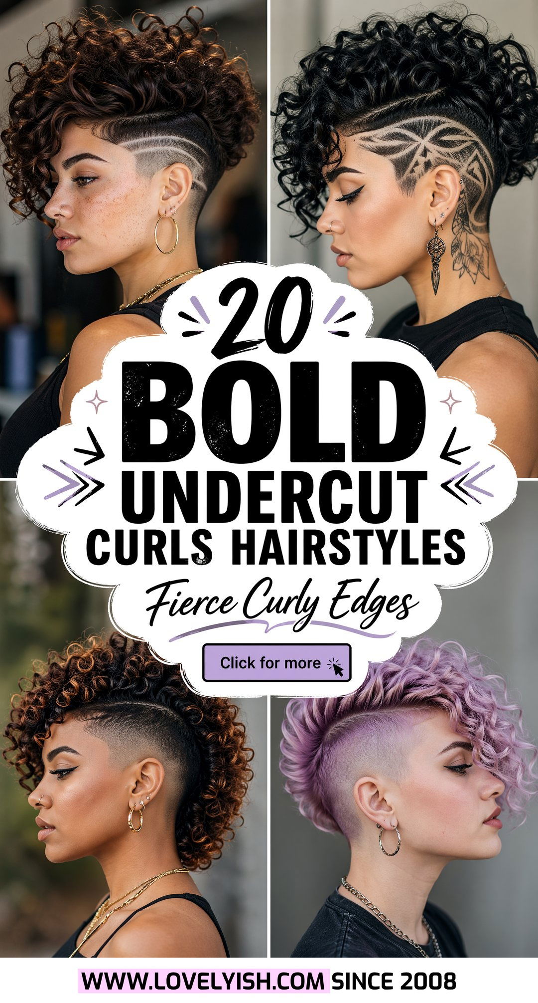 20 Bold Undercut Curls Hairstyle Ideas for Women to Rock - 20 Bold Undercut Curls Hairstyle Ideas for Women to Rock