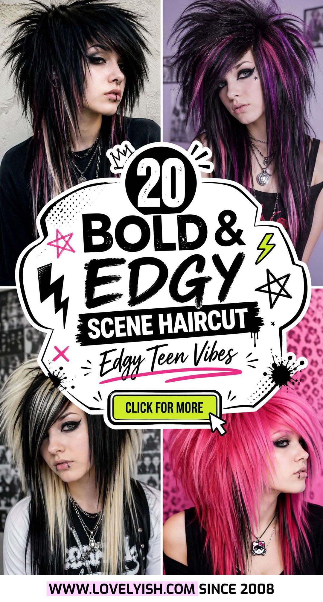 20 Bold and Edgy Scene Haircut for Teenage Girls to Try Now - 20 Bold & Edgy Scene Haircut for Teenage Girls to Try Now
