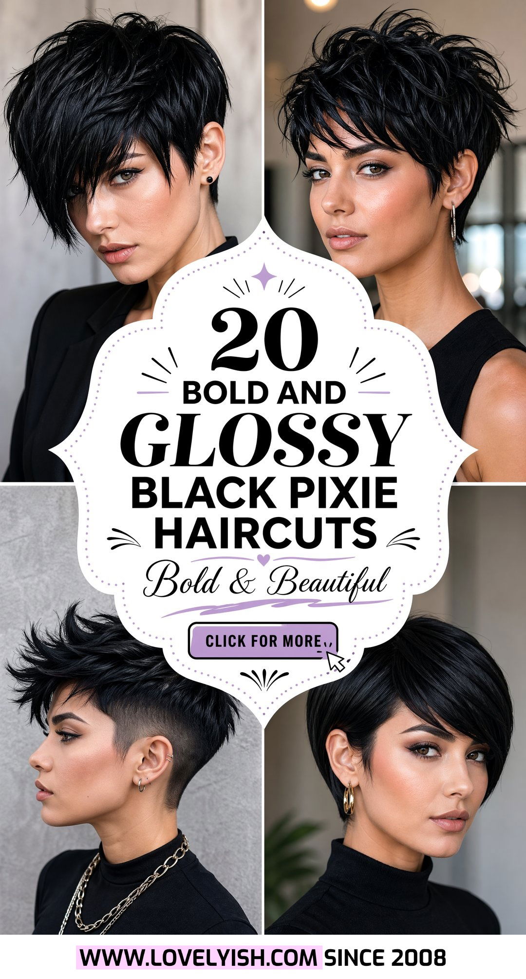 20 Bold and Glossy Black Pixie Haircut Ideas to Try Now - 20 Bold and Glossy Black Pixie Haircut Ideas to Try Now