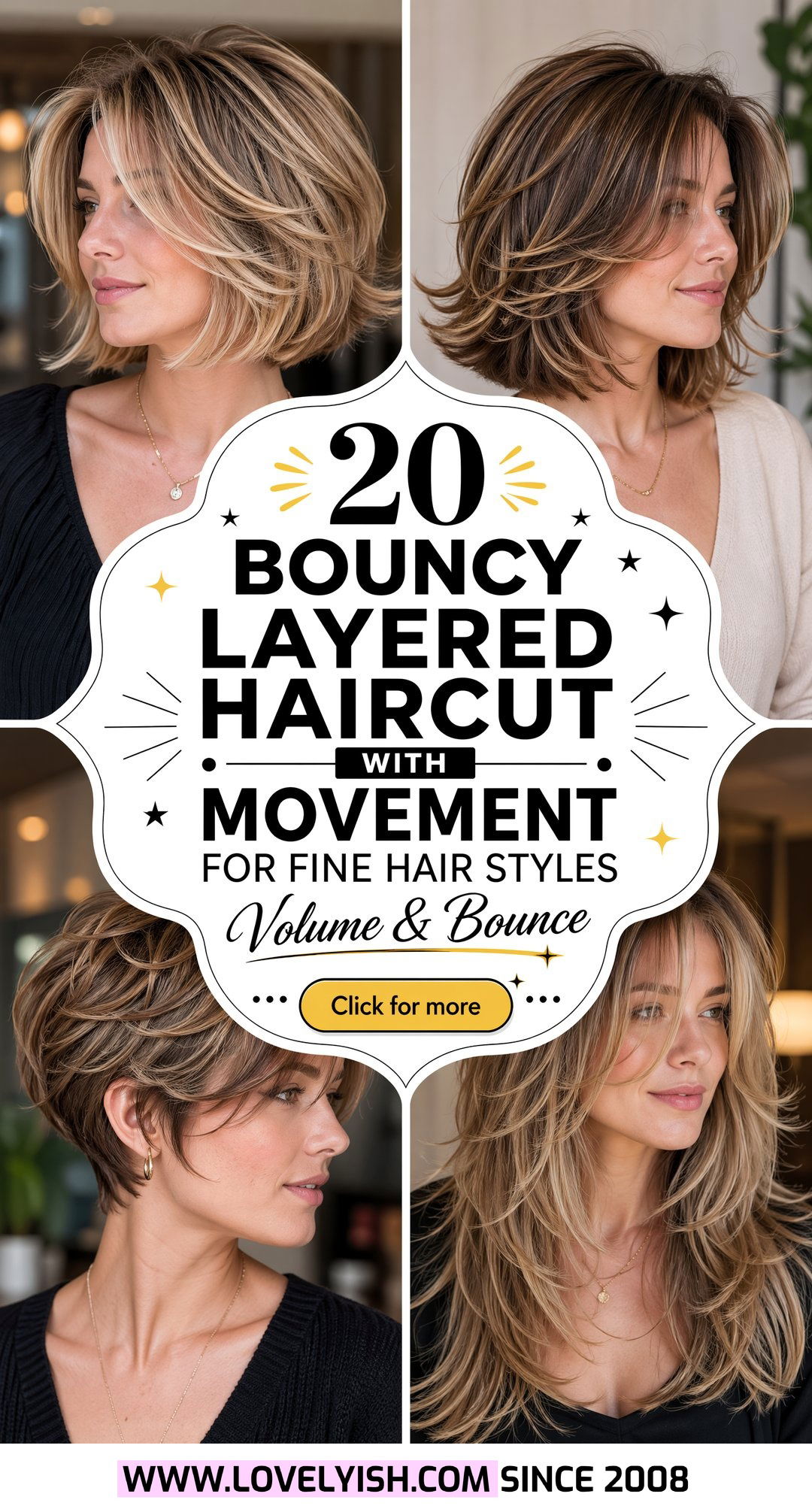 20 Bouncy Layered Haircut With Movement For Fine Hair Styles - 20 Bouncy Layered Haircut With Movement For Fine Hair Styles