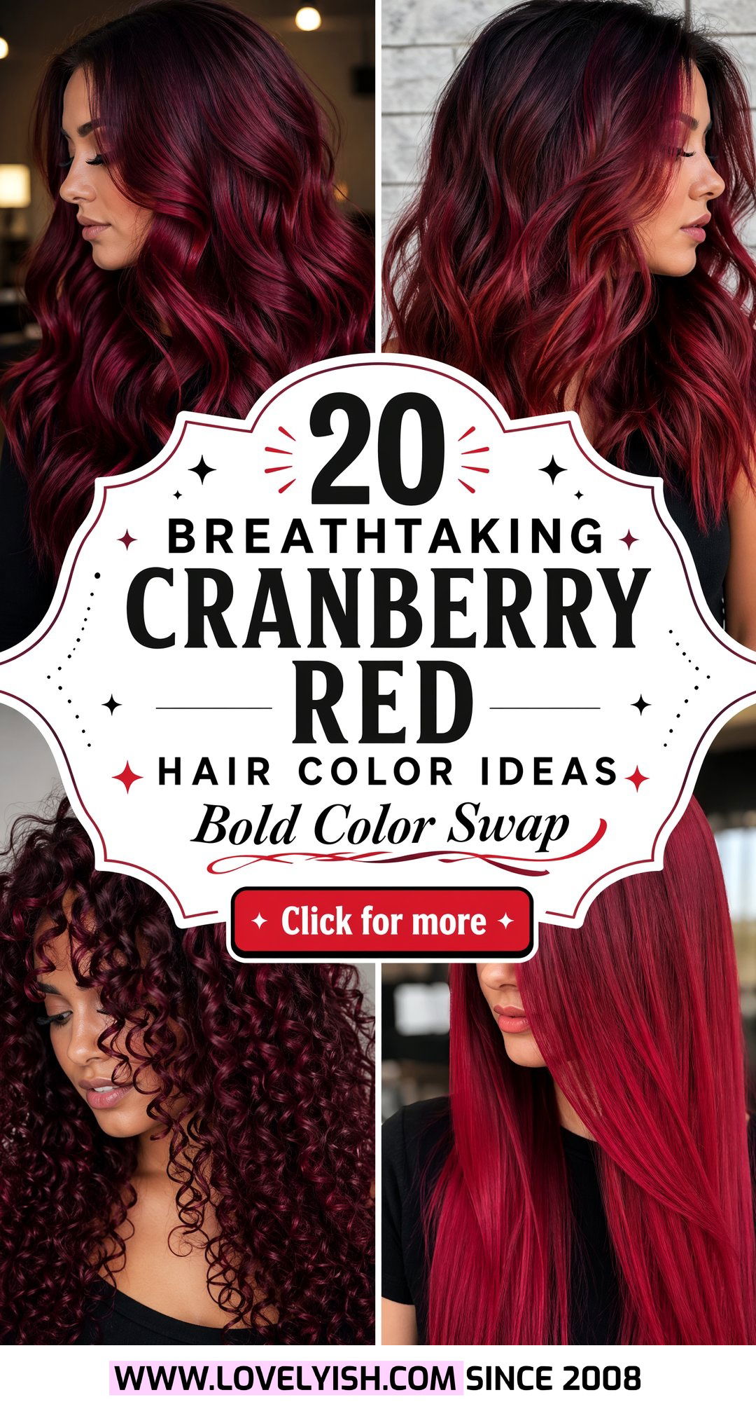 20 Breathtaking Cranberry Red Hair Color Ideas to Try Now - 20 Breathtaking Cranberry Red Hair Color Ideas to Try Now