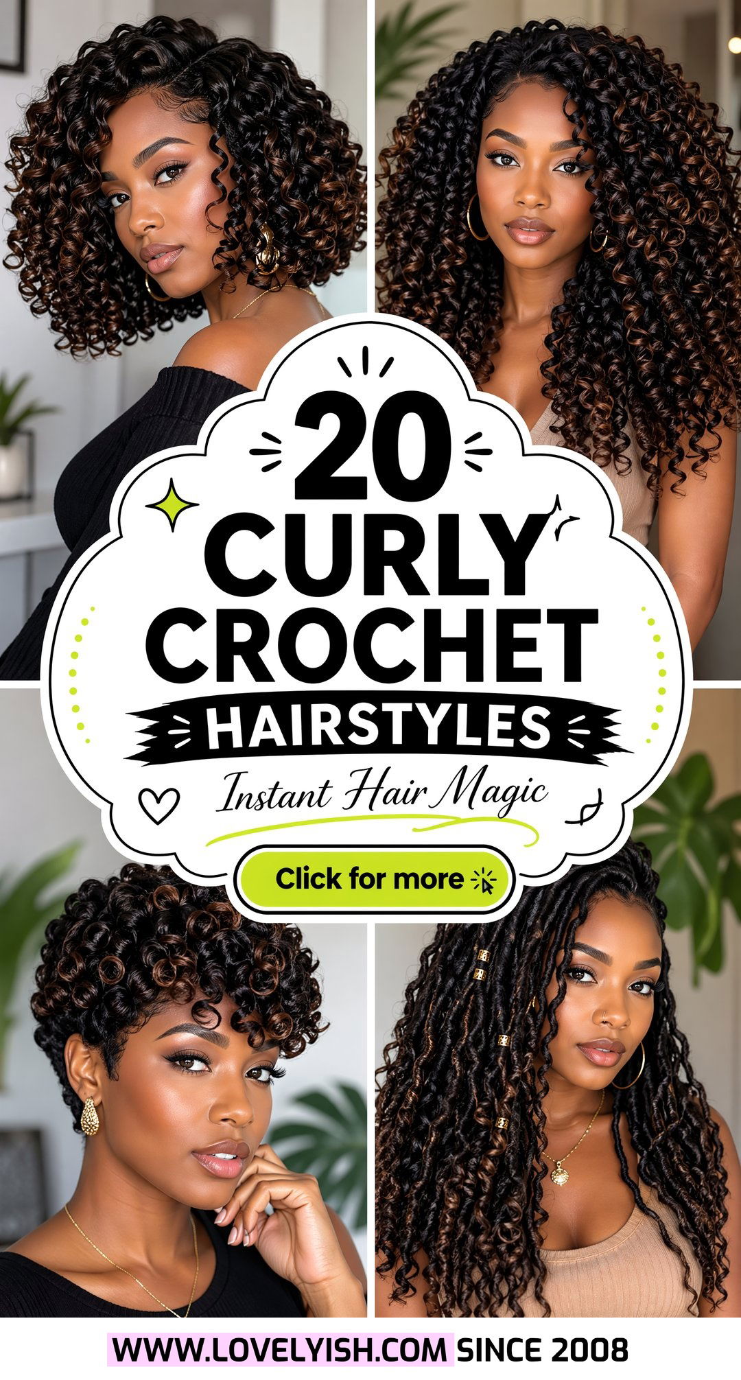 20 Breathtaking Curly Crochet Hairstyles to Try Immediately - 20 Breathtaking Curly Crochet Hairstyles to Try Immediately