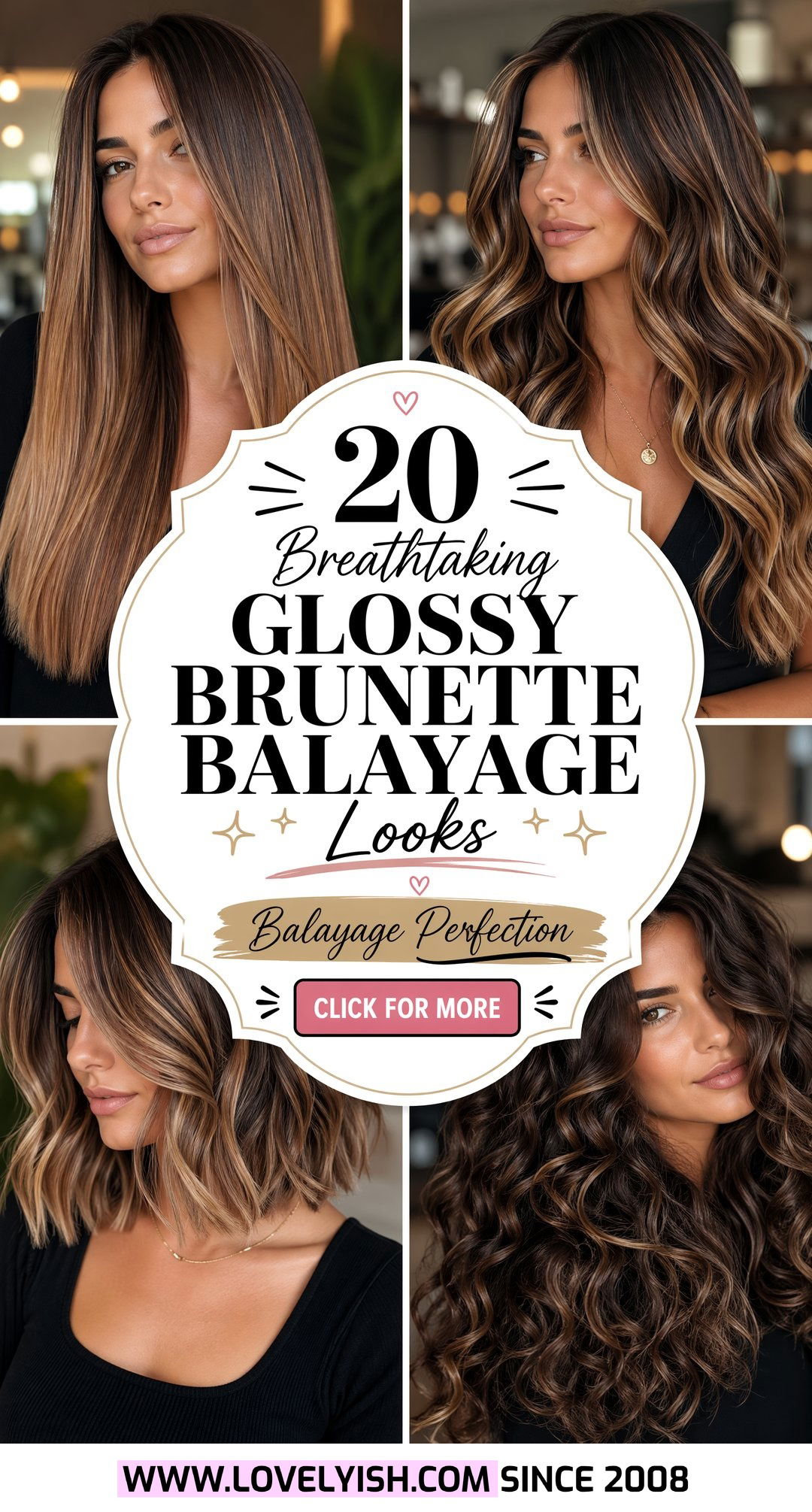 20 Breathtaking Glossy Brunette Balayage Looks to Try Now - 20 Breathtaking Glossy Brunette Balayage Looks to Try Now