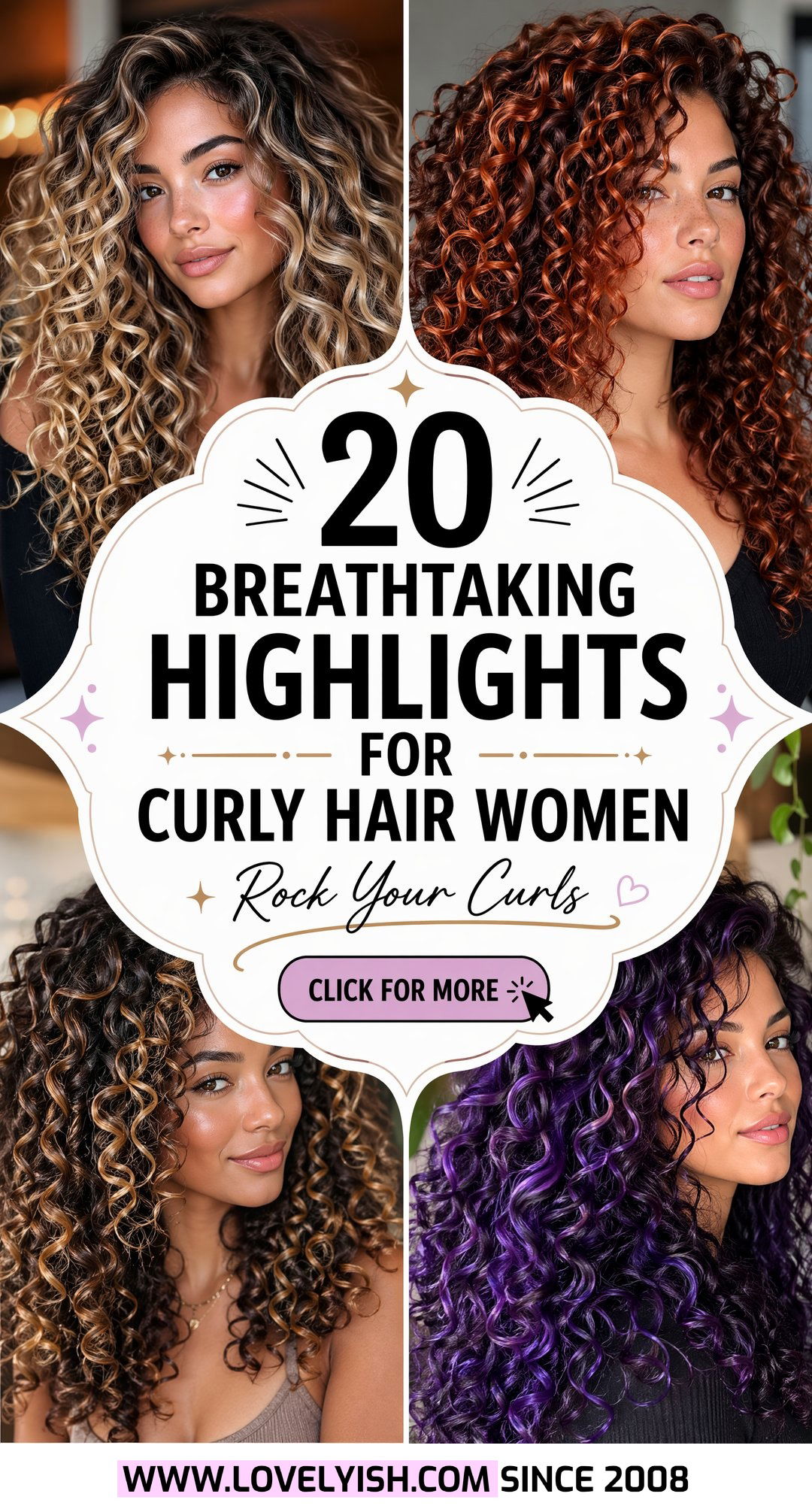 20 Breathtaking Highlights For Curly Hair Women to Rock - 20 Breathtaking Highlights For Curly Hair Women to Rock