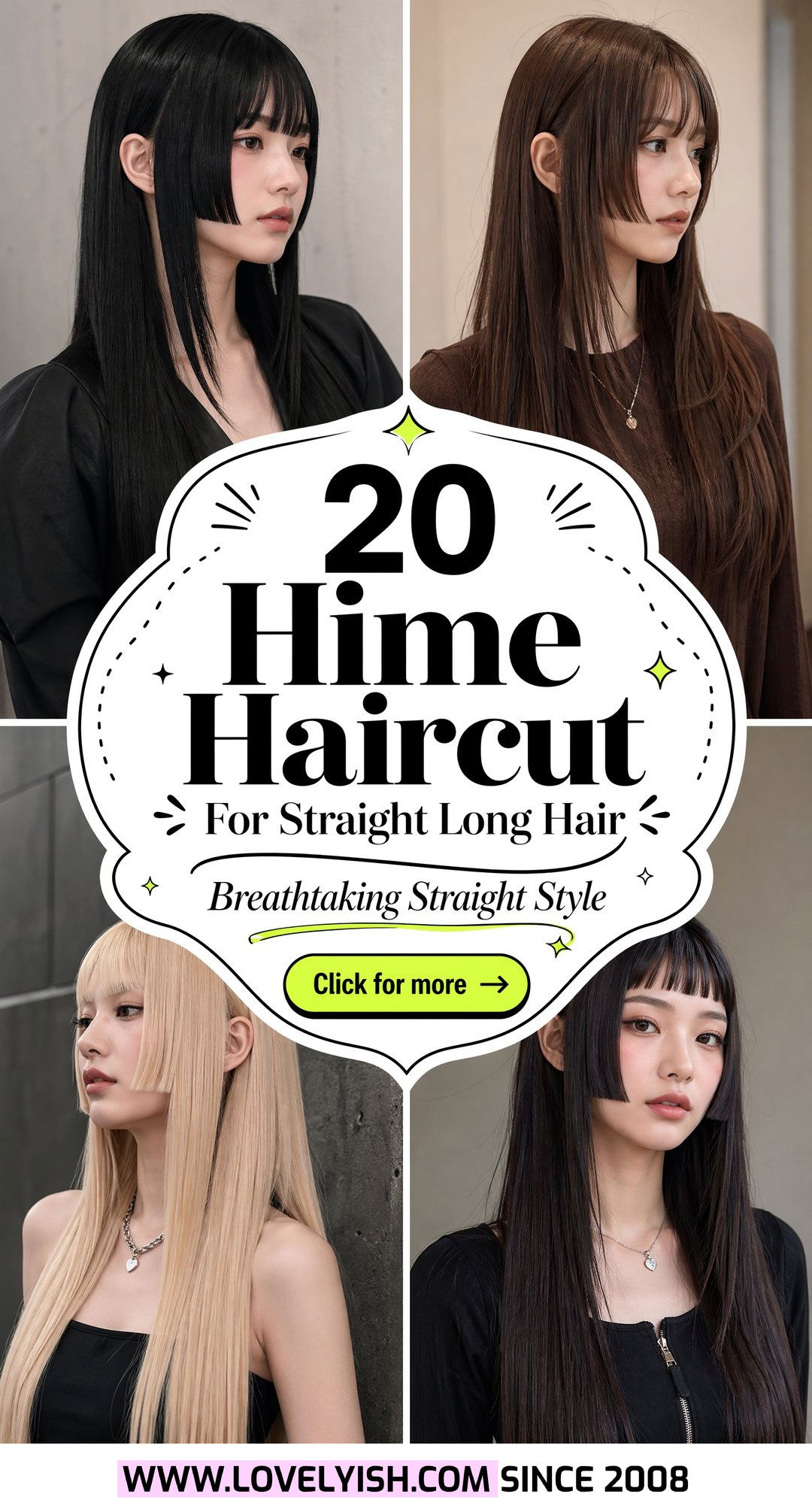 20 Breathtaking Hime Haircut For Straight Long Hair Styles - 20 Breathtaking Hime Haircut For Straight Long Hair Styles