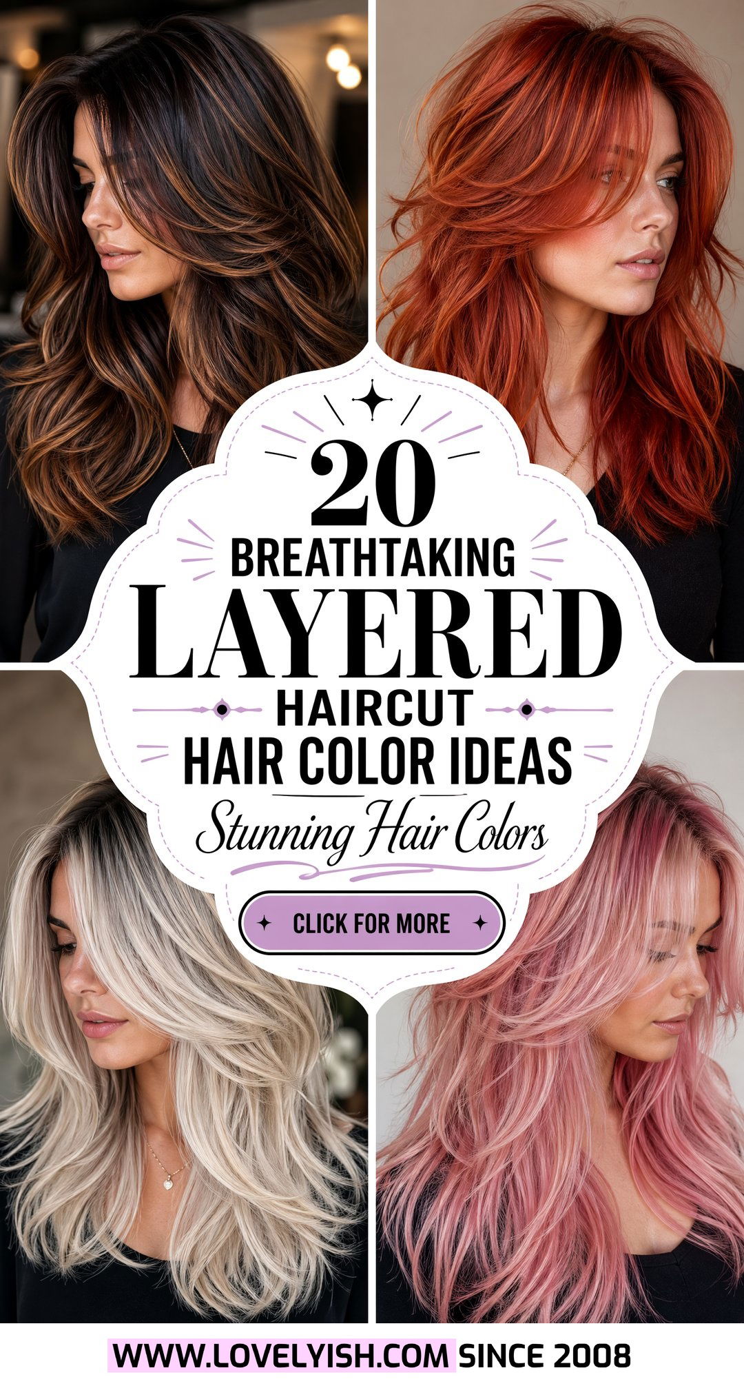 20 Breathtaking Layered Haircut Hair Color Ideas for You - 20 Breathtaking Layered Haircut Hair Color Ideas for You