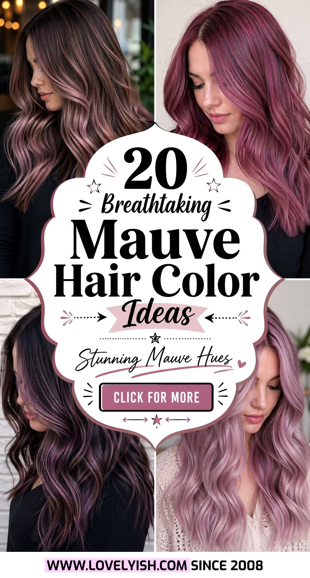 20 Breathtaking Mauve Hair Color Ideas for Your Next Look - 20 Breathtaking Mauve Hair Color Ideas for Your Next Look