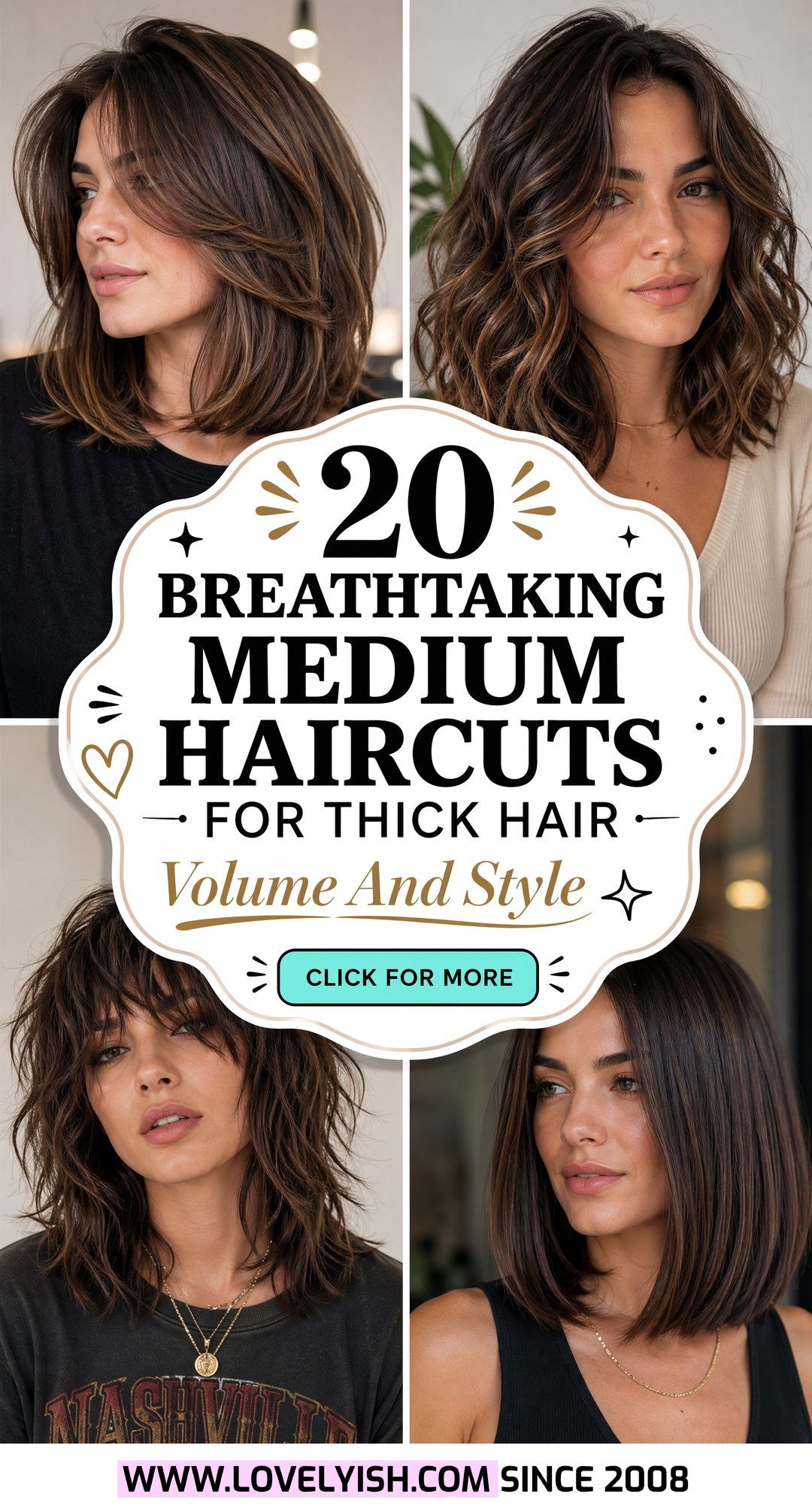 20 Breathtaking Medium Haircuts for Thick Hair to Try Now - 20 Breathtaking Medium Haircuts for Thick Hair to Try Now